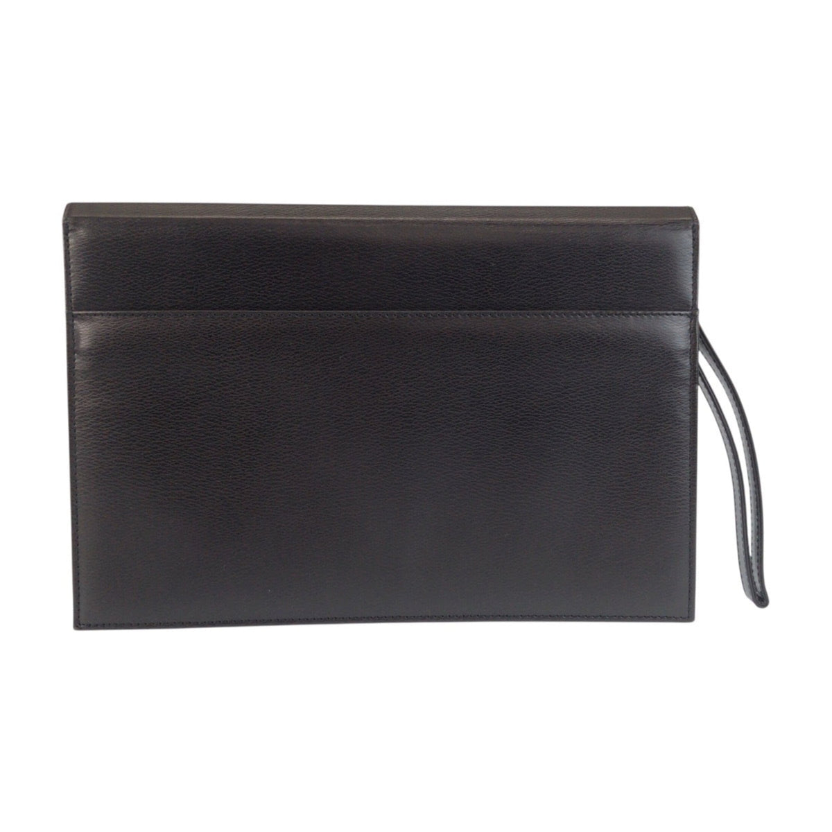 Dunhill Black Leather Clutch Bag (Pre-Owned)