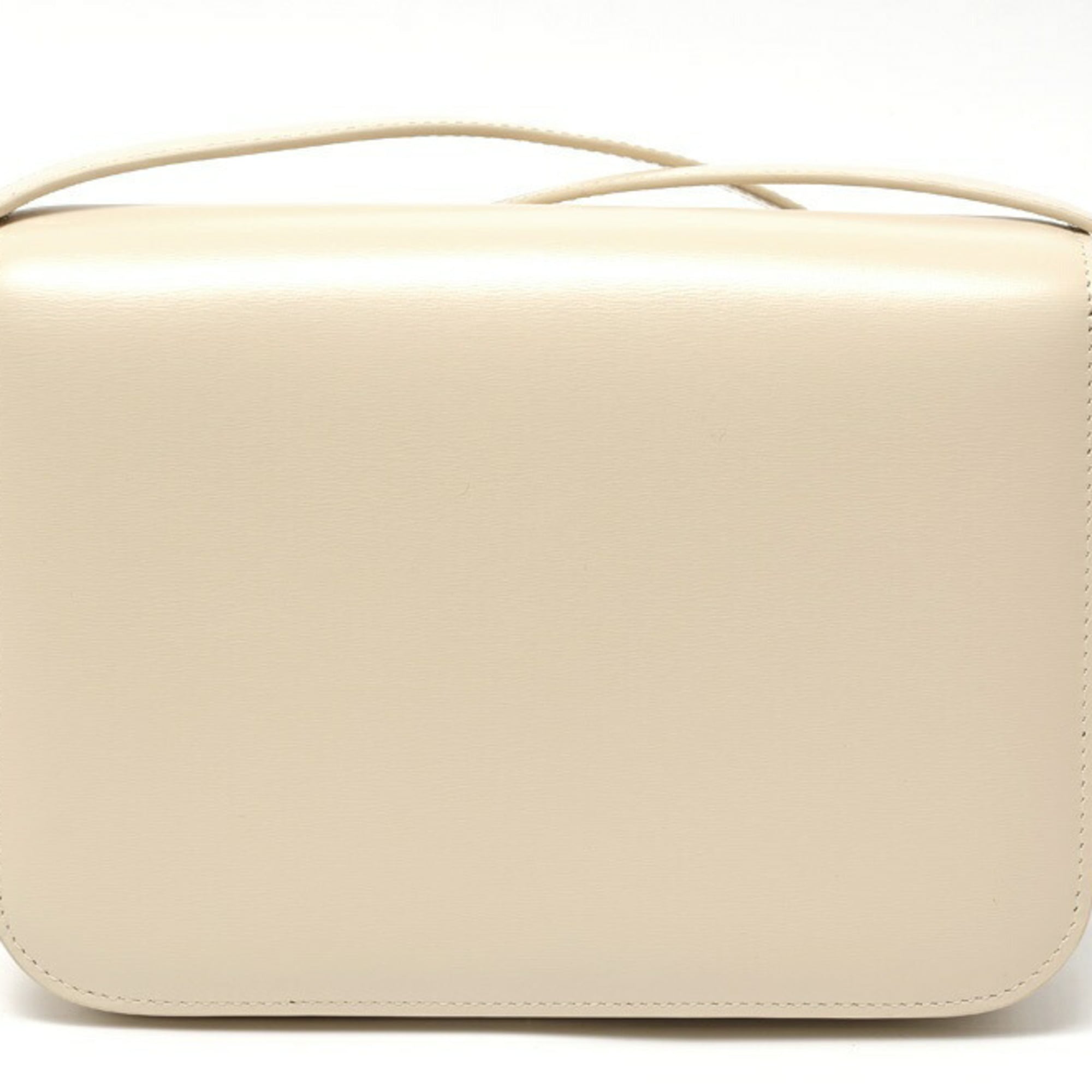 Celine Ivory Leather Shoulder Bag (Pre-Owned)
