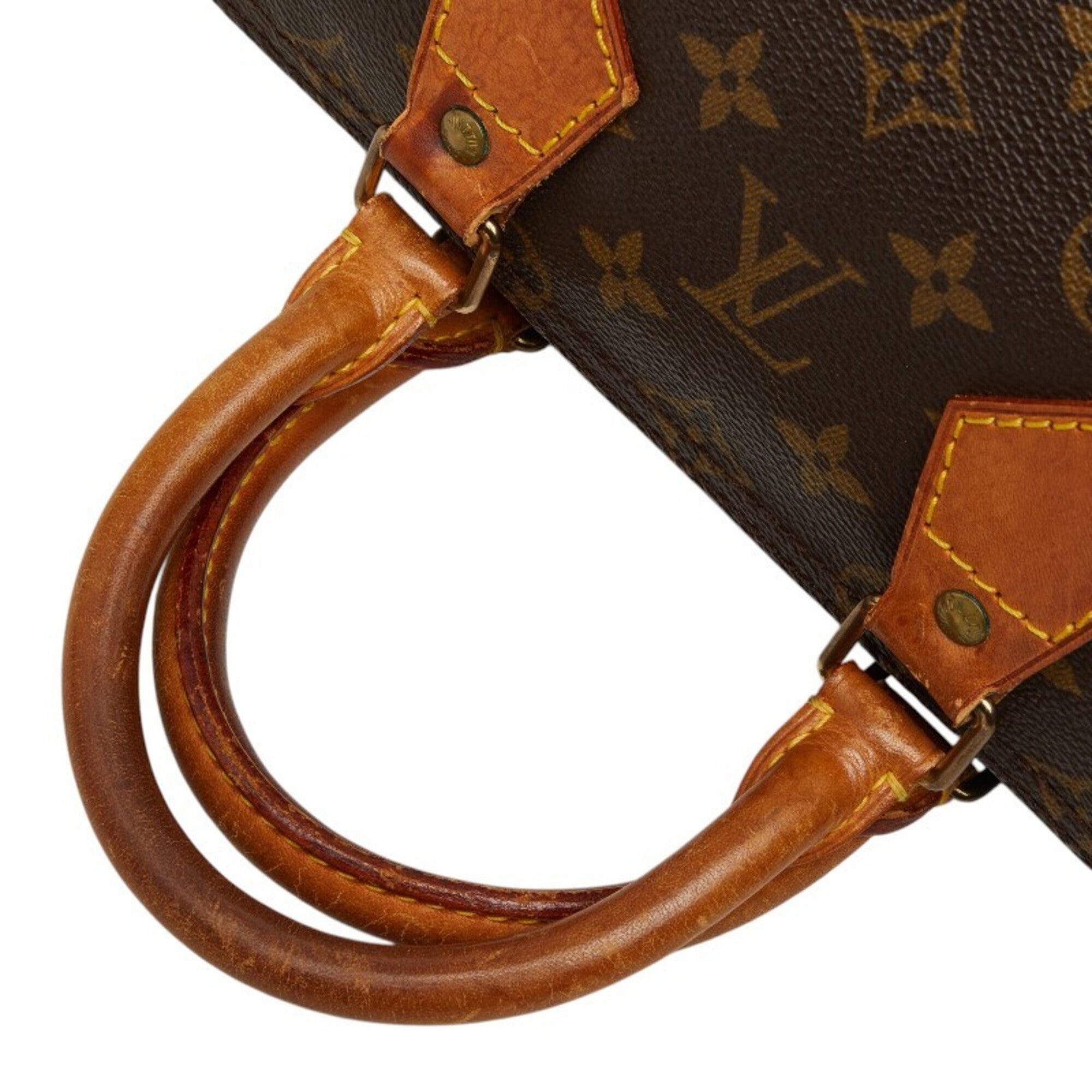 Louis Vuitton Brown Monogram Pvc Leather Handbag (Pre-Owned)