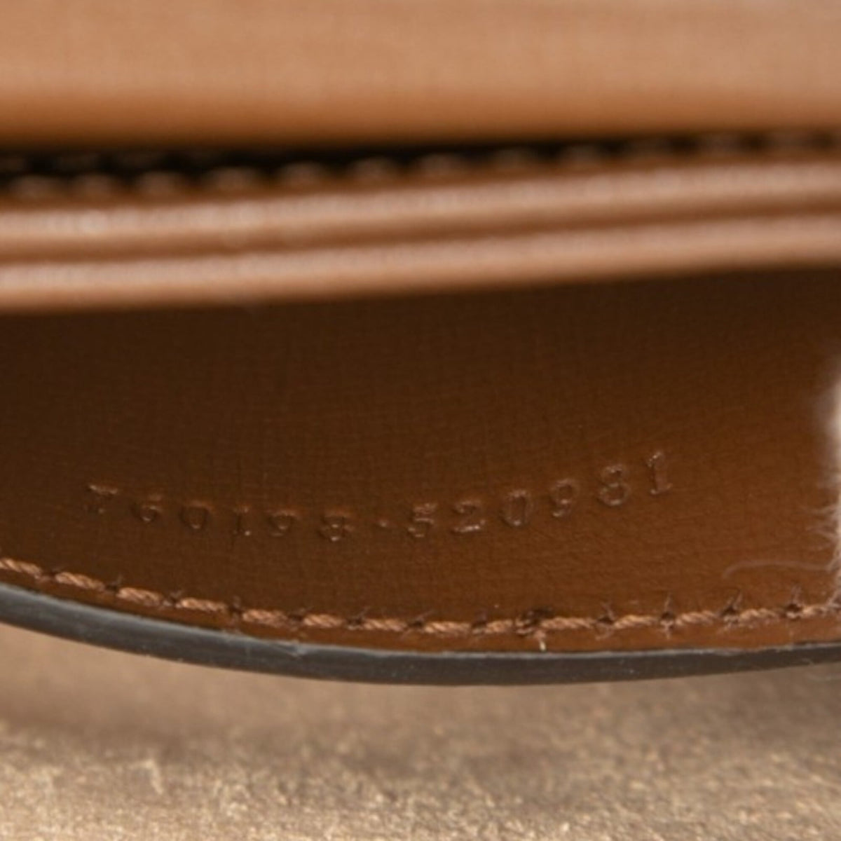 Gucci Beige Brown Pvc Leather Fanny Pack (Pre-Owned)