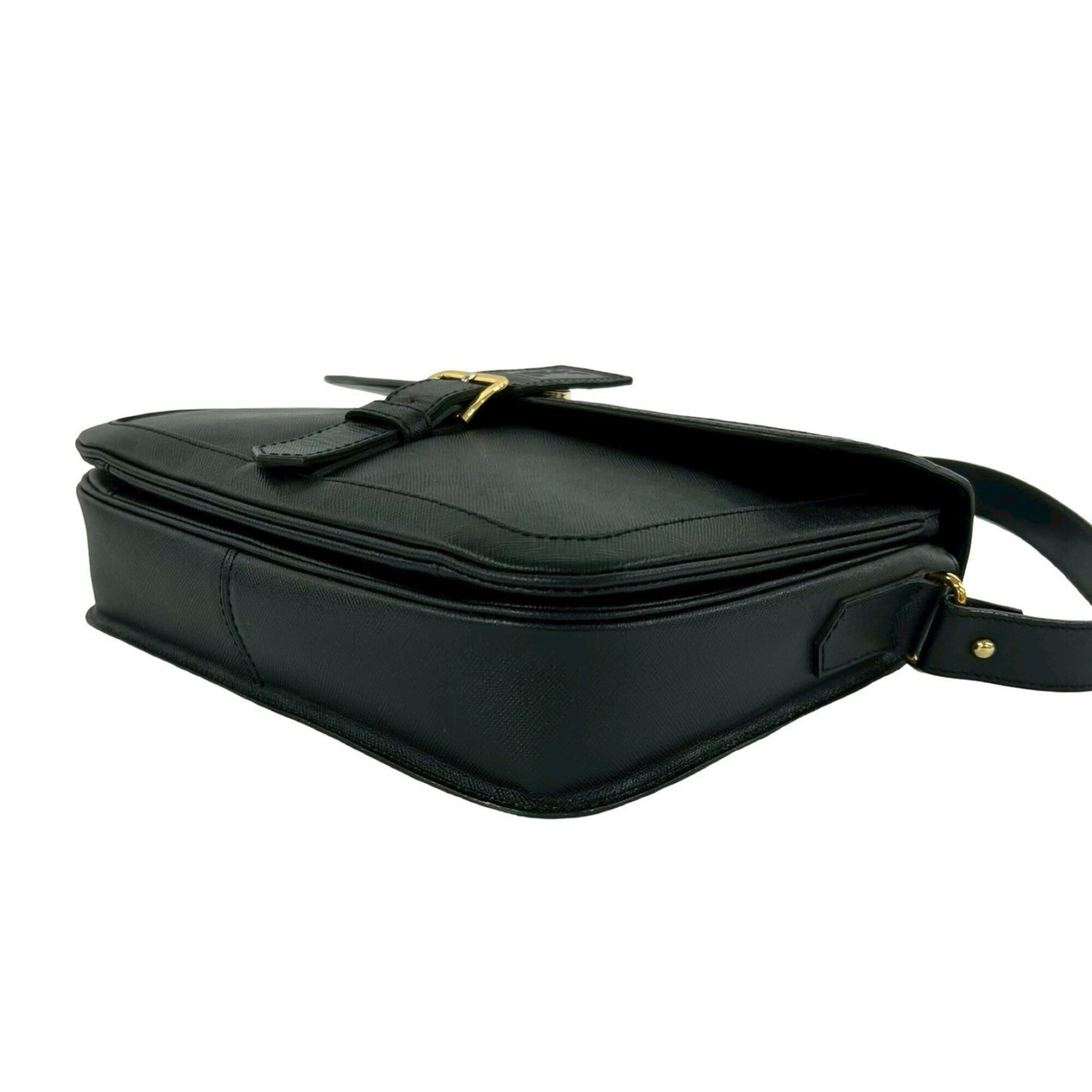 Yves Saint Laurent Black Leather Shoulder Bag (Pre-Owned)