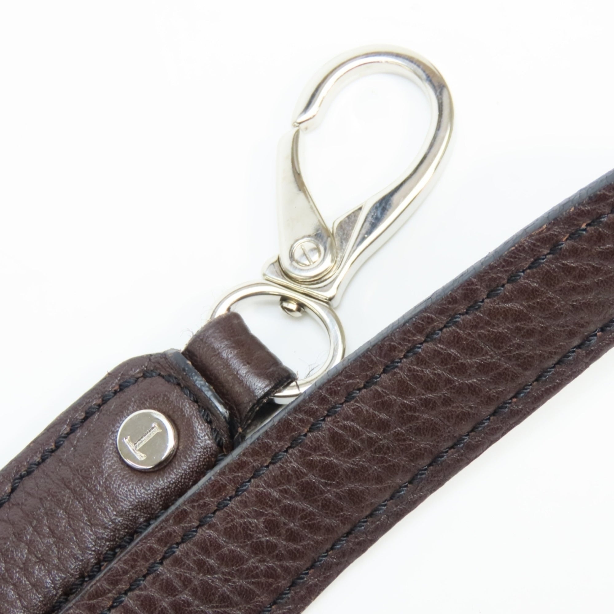 Tod's Dark Brown Leather Shoulder Bag (Pre-Owned)