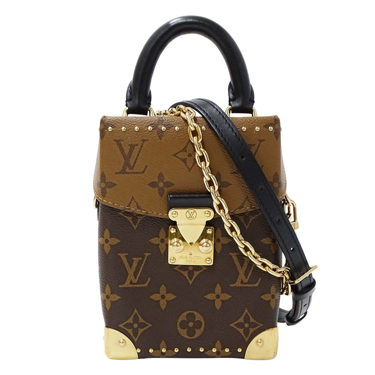 Louis Vuitton Brown Monogram Handbag Shoulder Bag (Pre-Owned)