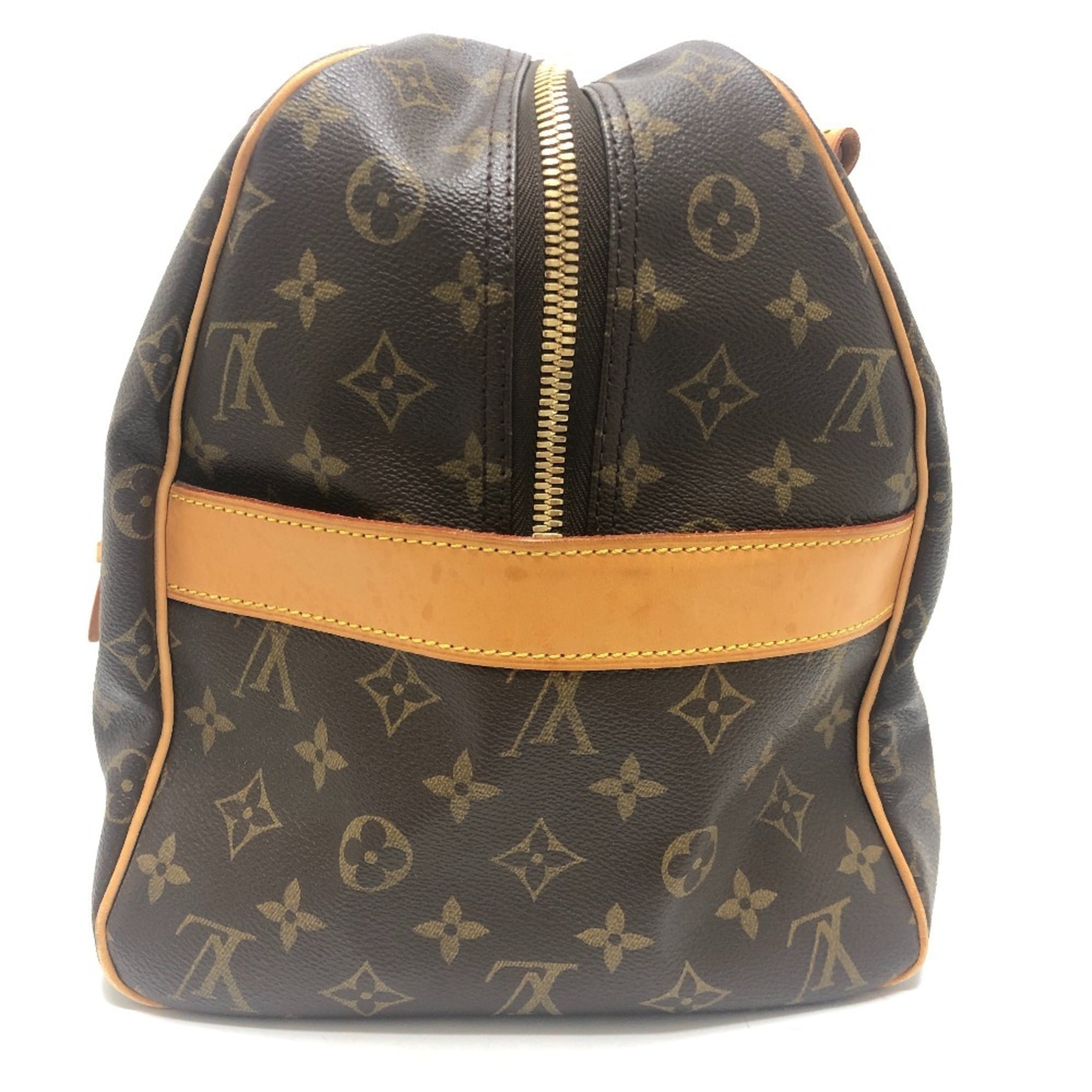 Louis Vuitton Brown Monogram Canvas Boston Bag (Pre-Owned)