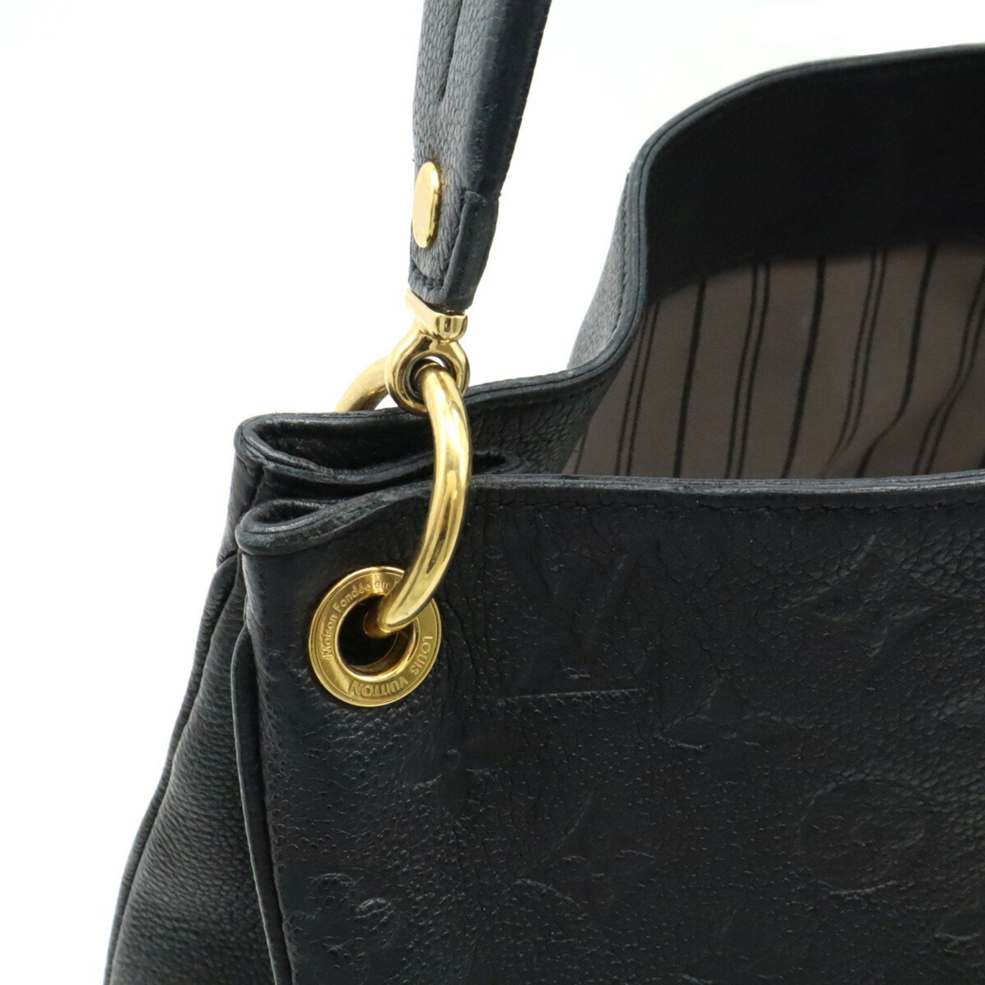 Louis Vuitton Monogram Impression Black Noir Monogram Empreinte Shoulder Bag (Pre-Owned)
