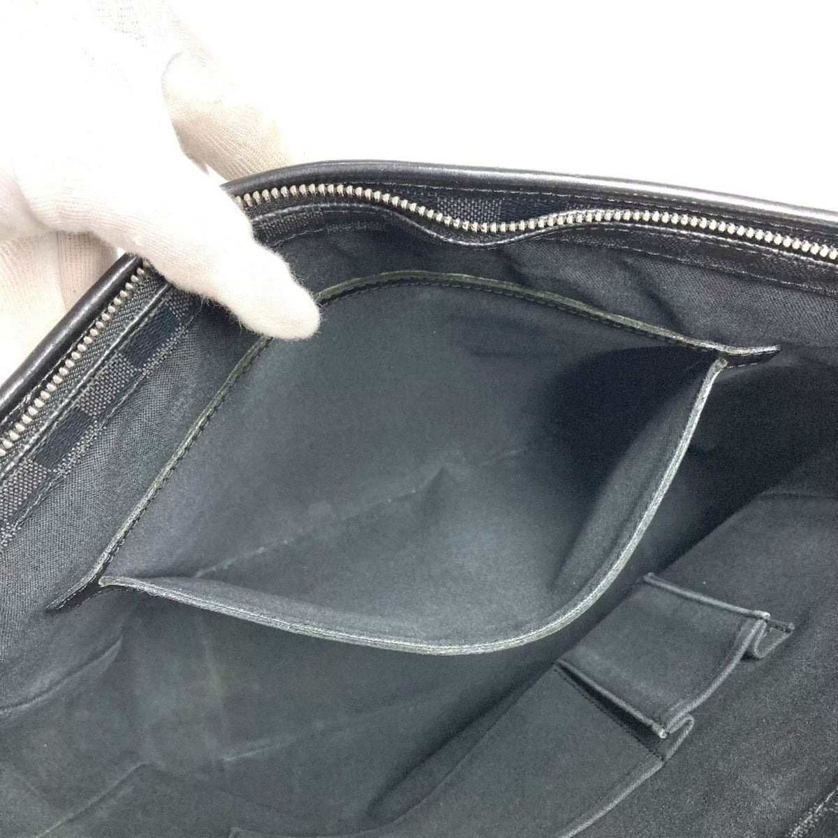 Louis Vuitton Damier Graphite Black Damier Graphite Shoulder Bag Tote Bag (Pre-Owned)