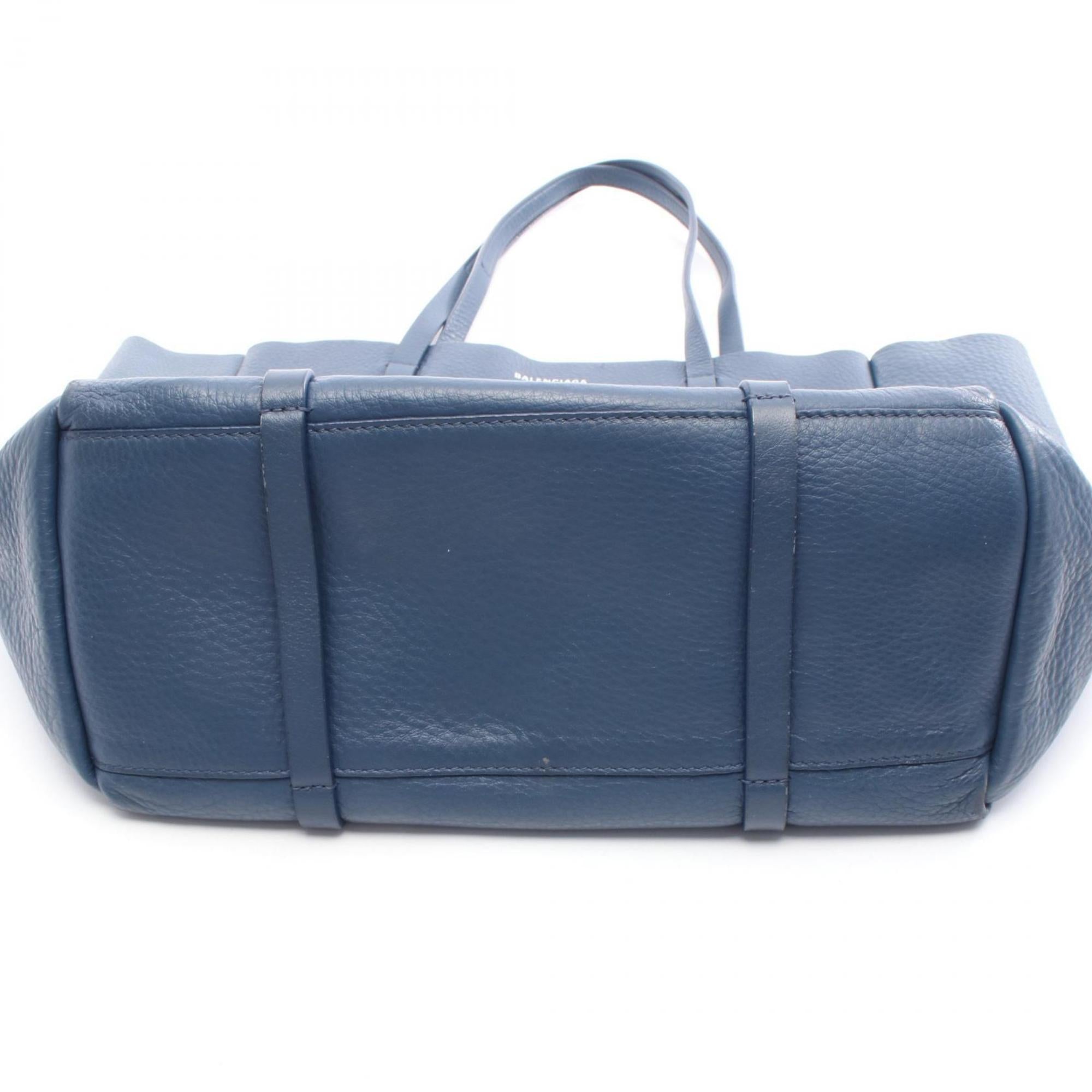 Balenciaga Blue Leather Tote Bag (Pre-Owned)