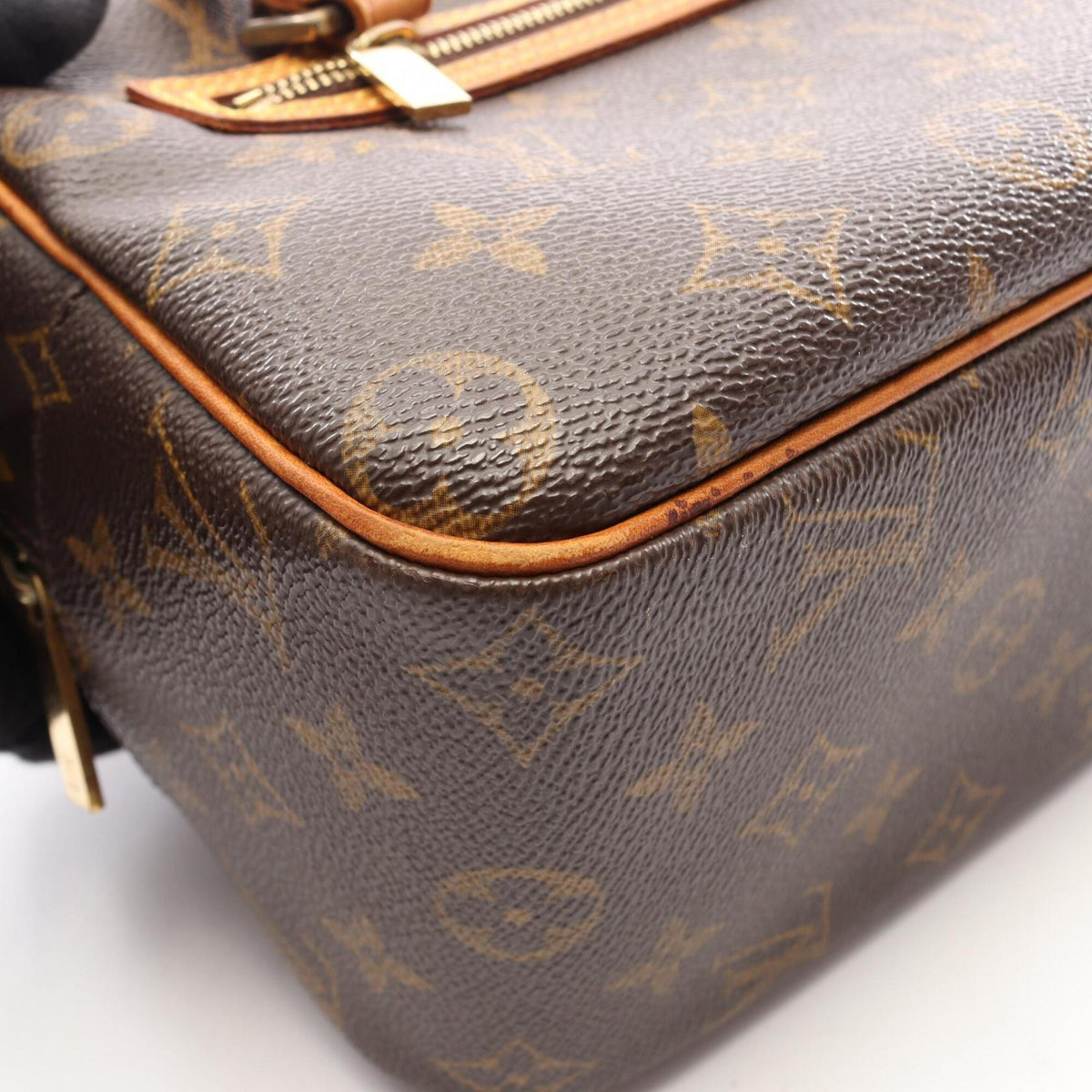 Louis Vuitton Brown Monogram Coated Canvas Pvc Handbag Shoulder Bag (Pre-Owned)