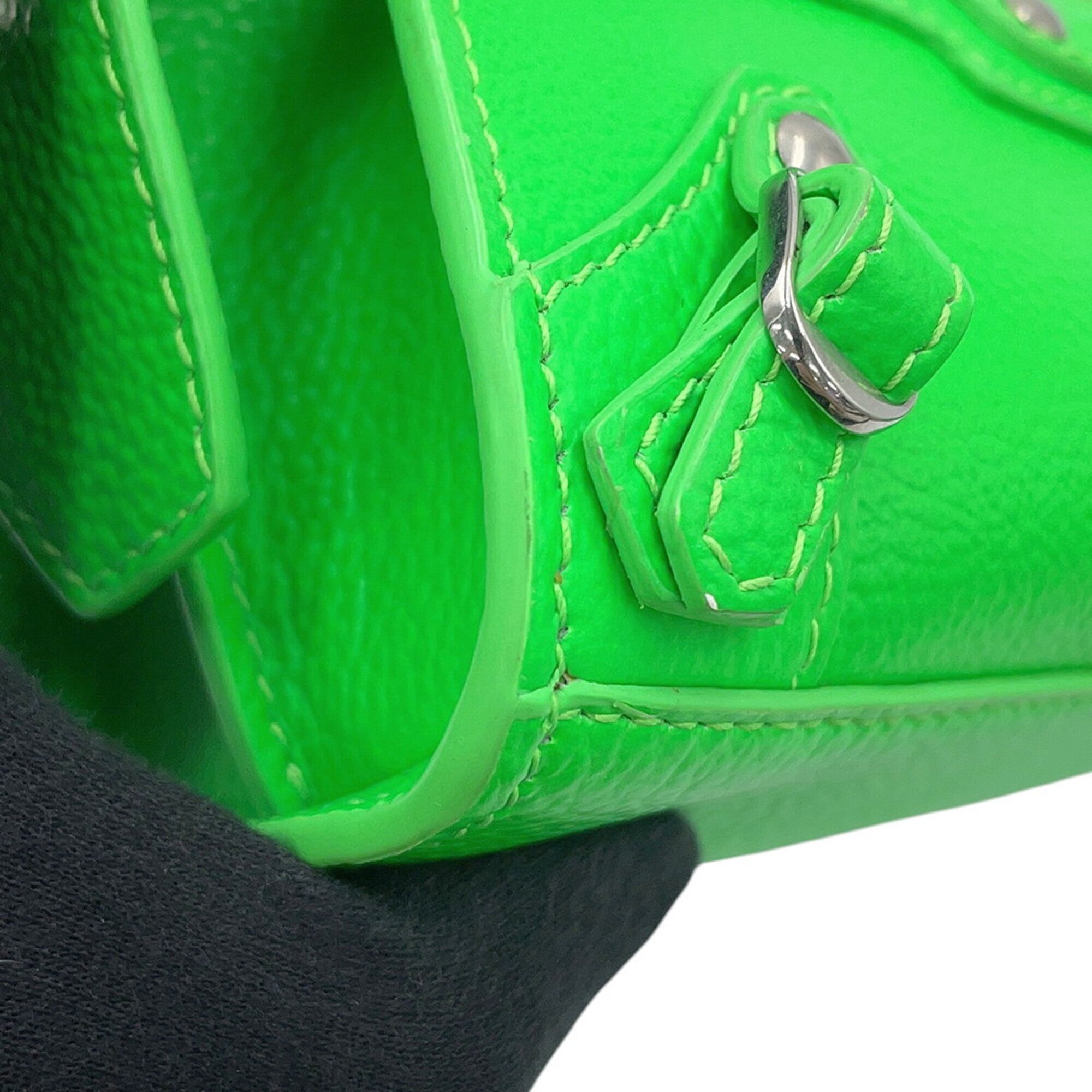 Balenciaga Green Leather Handbag (Pre-Owned)