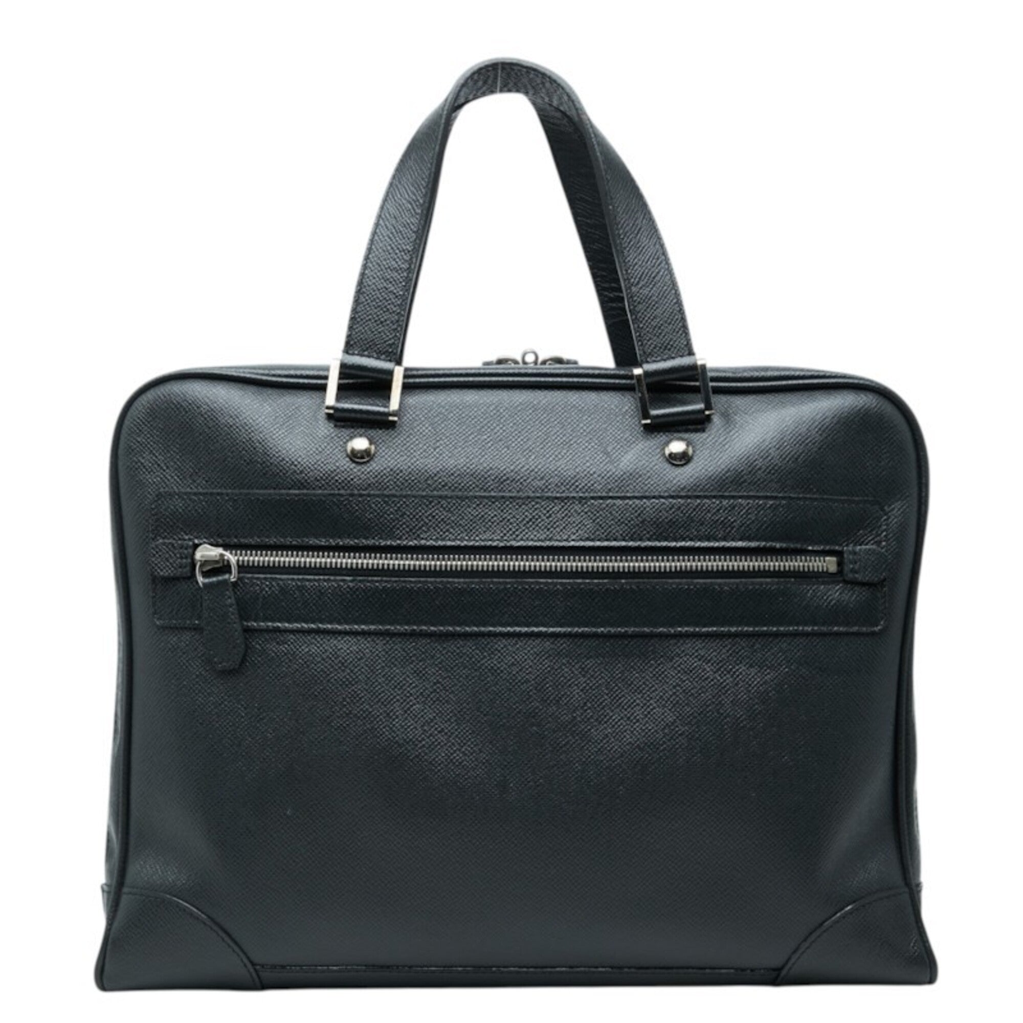 Louis Vuitton Ardoise Black Leather Briefcase (Pre-Owned)