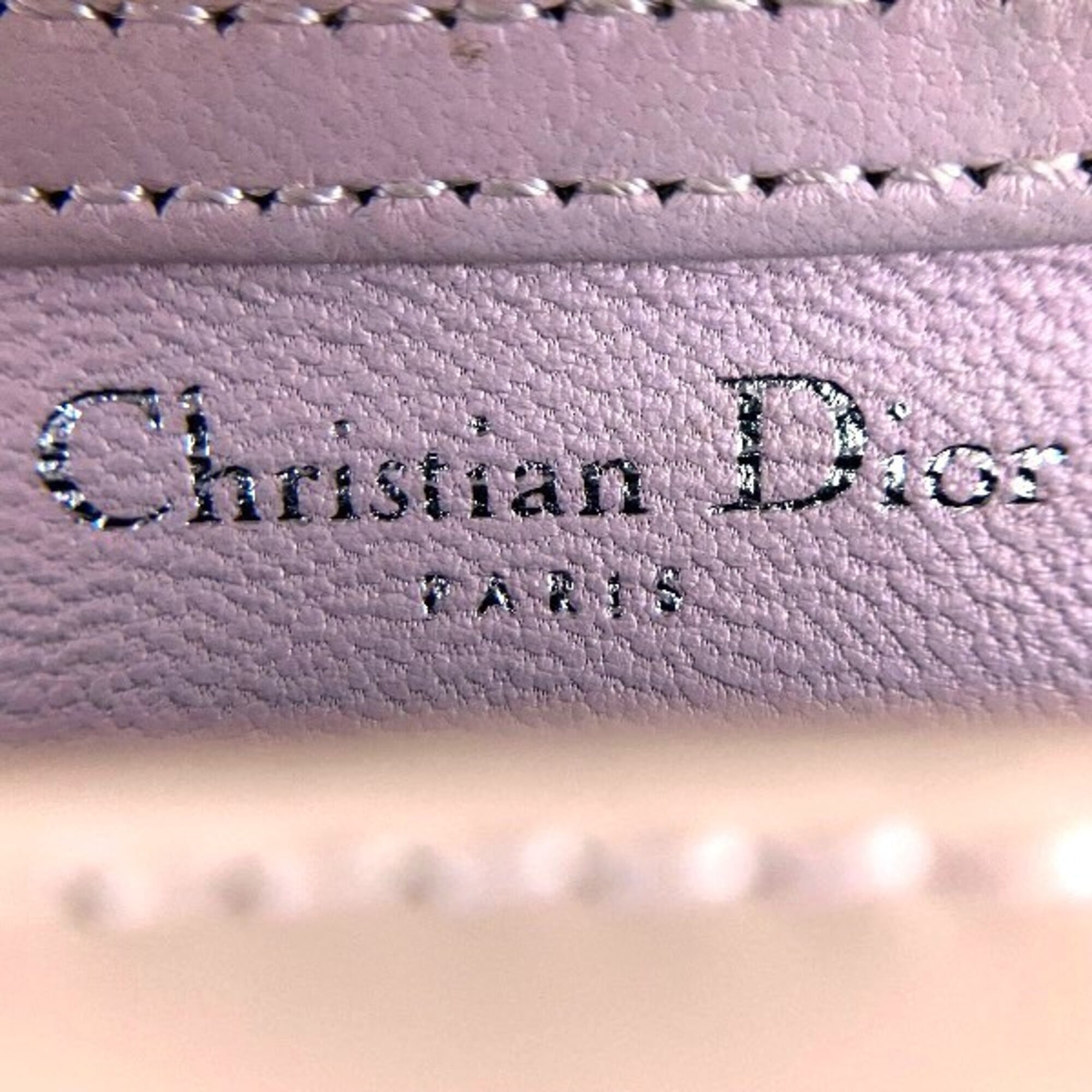 Christian Dior Beige Patent Leather Handbag Shoulder Bag (Pre-Owned)