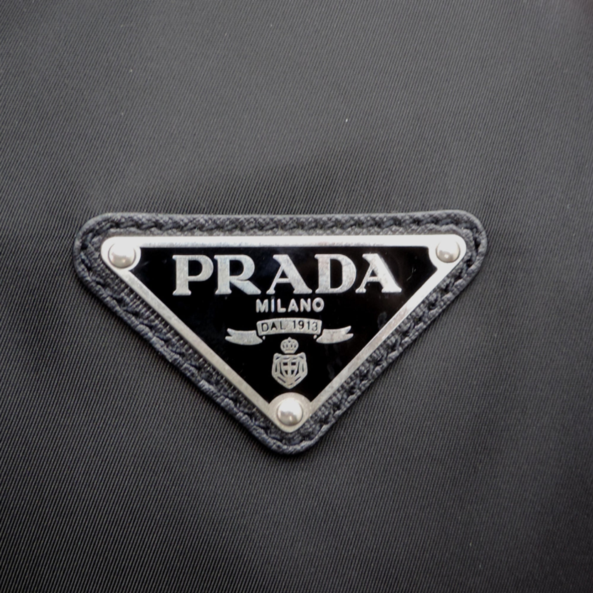 Prada Black Nero Nylon Boston Bag (Pre-Owned)