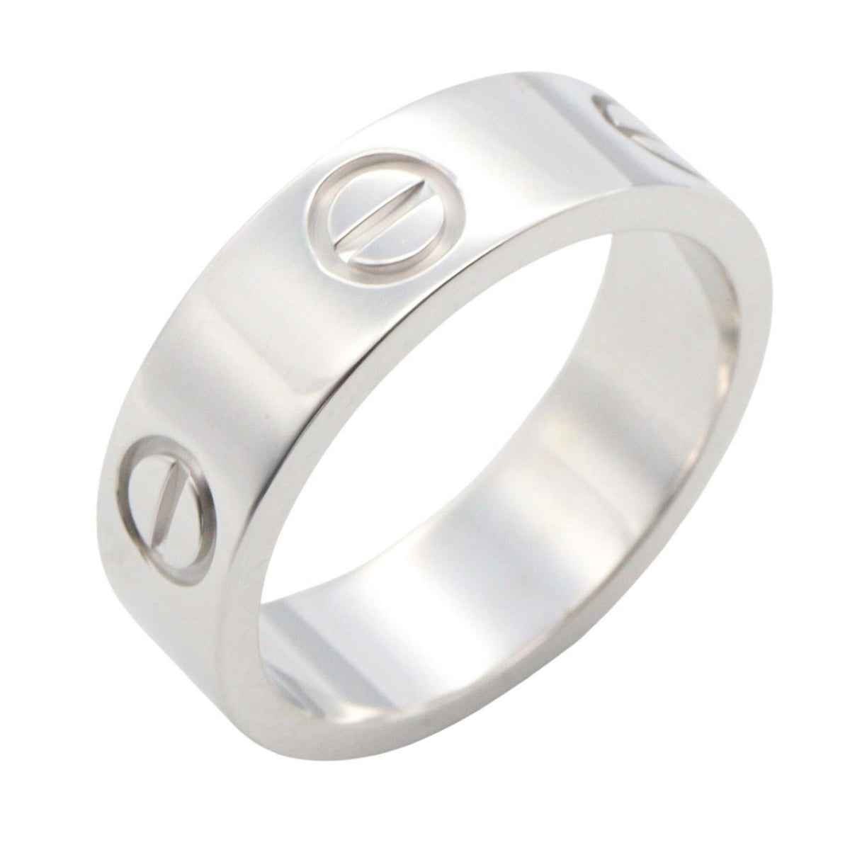 Cartier Silver White Gold (18K) Band Ring (Pre-Owned)