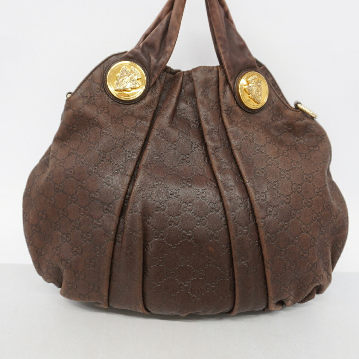 Gucci Brown Leather Handbag (Pre-Owned)
