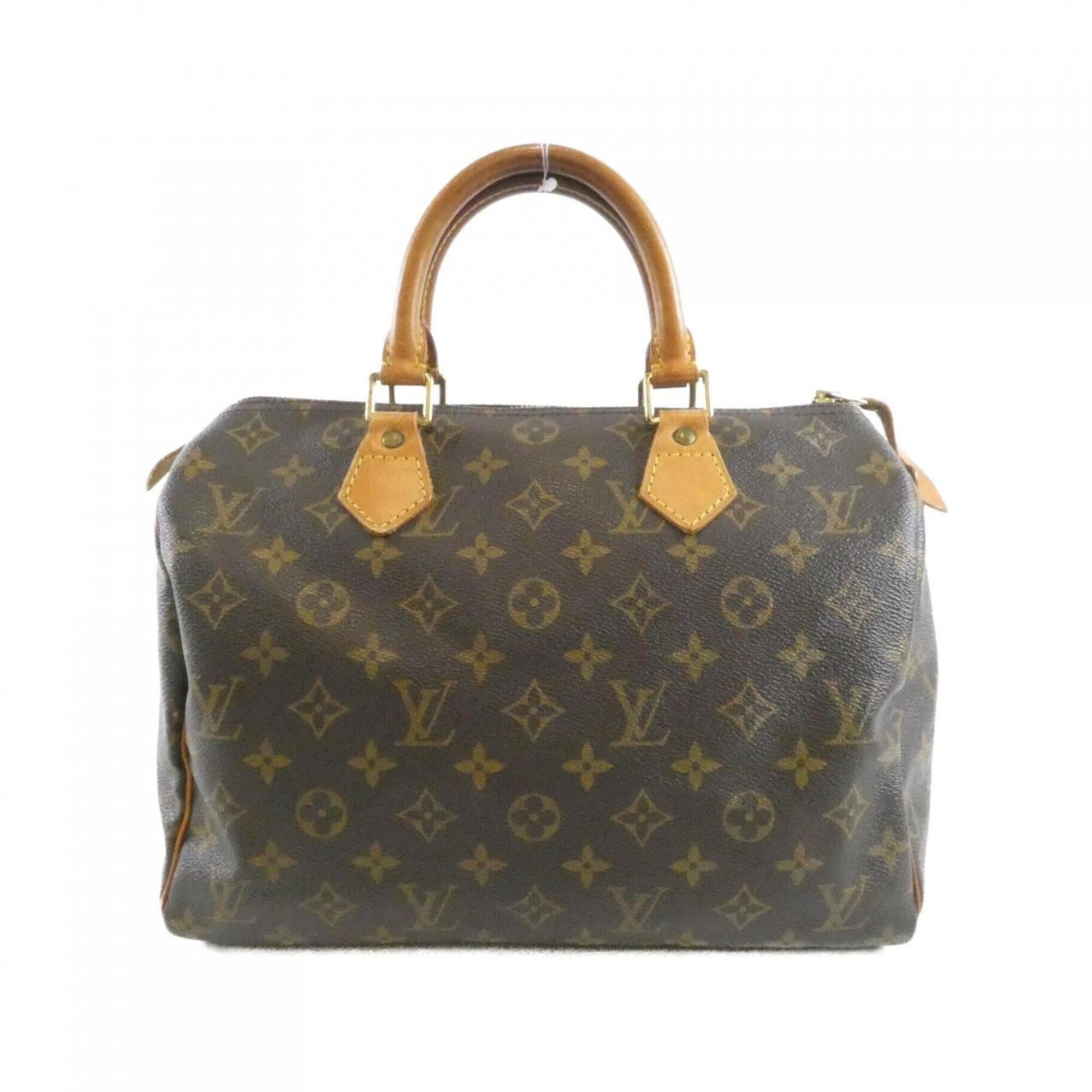 Louis Vuitton Marron Coated Canvas Boston Bag (Pre-Owned)
