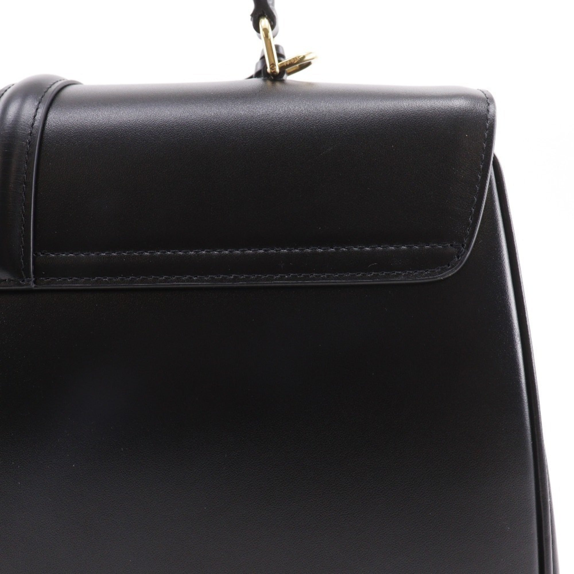 Celine Black Leather Handbag (Pre-Owned)