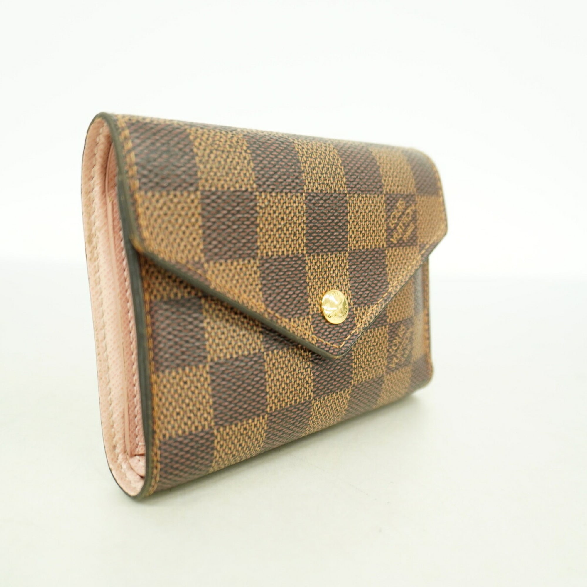 Louis Vuitton Ebene Rose Ballerine Wallet (Tri-Fold) (Pre-Owned)
