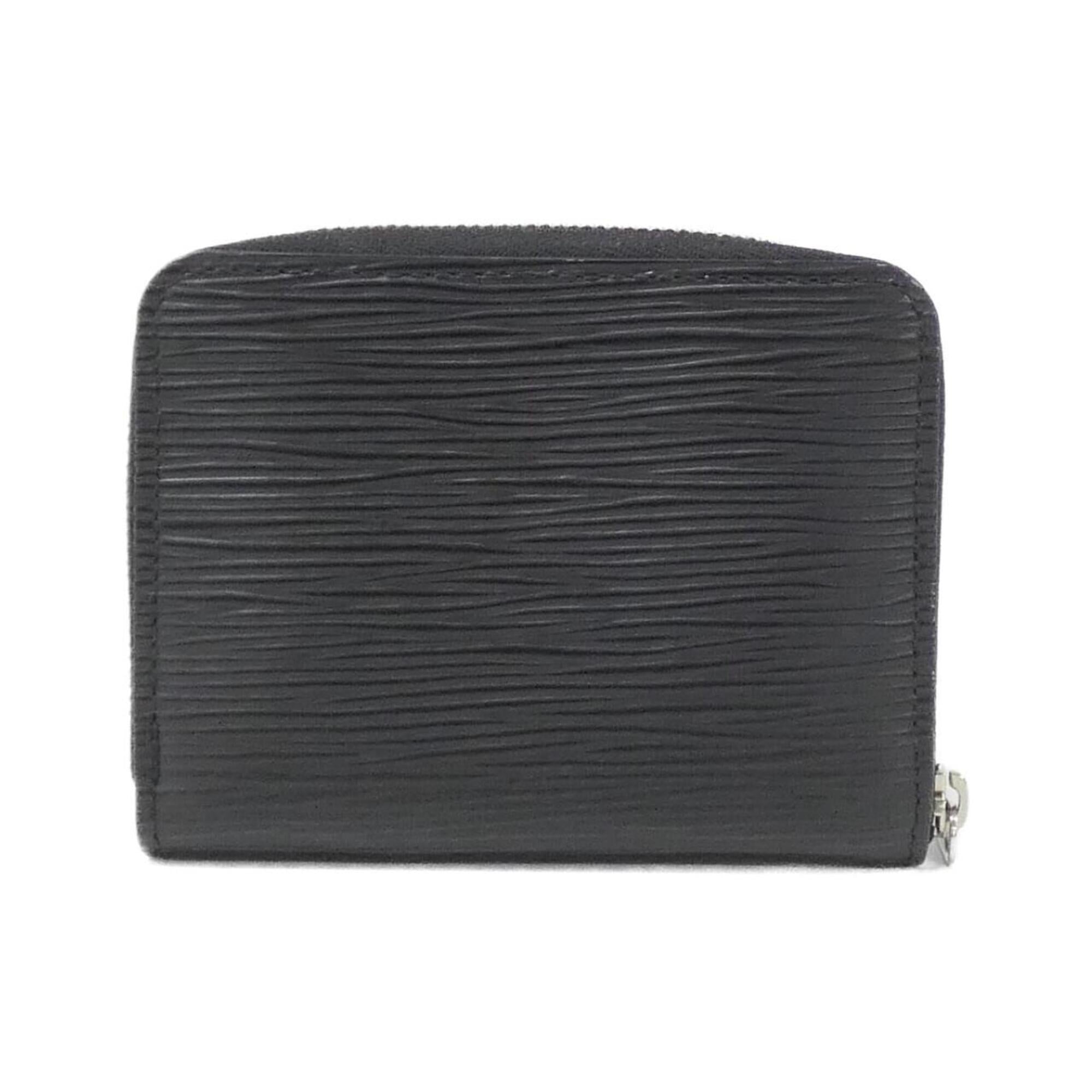 Louis Vuitton Black Leather Coin Purse/Coin Case (Pre-Owned)