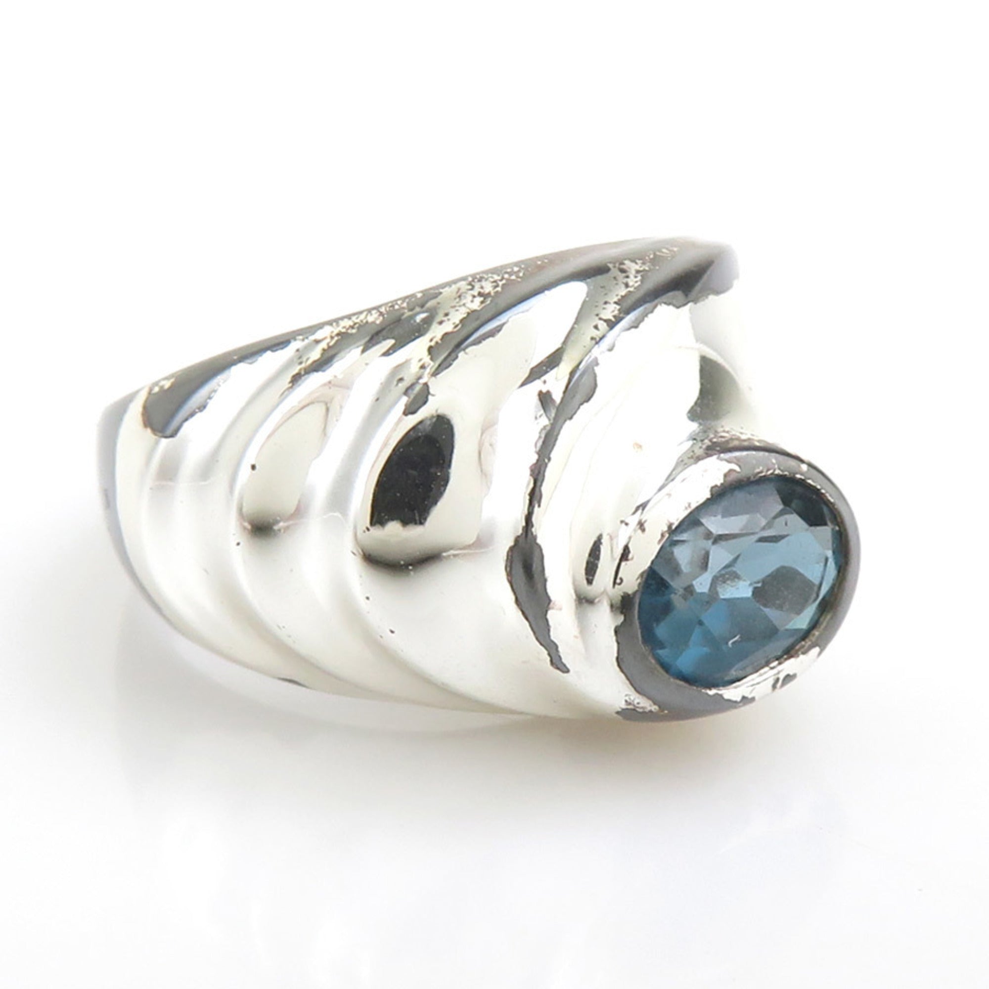 Christian Dior Silver Silver 925 Band Ring (Pre-Owned)
