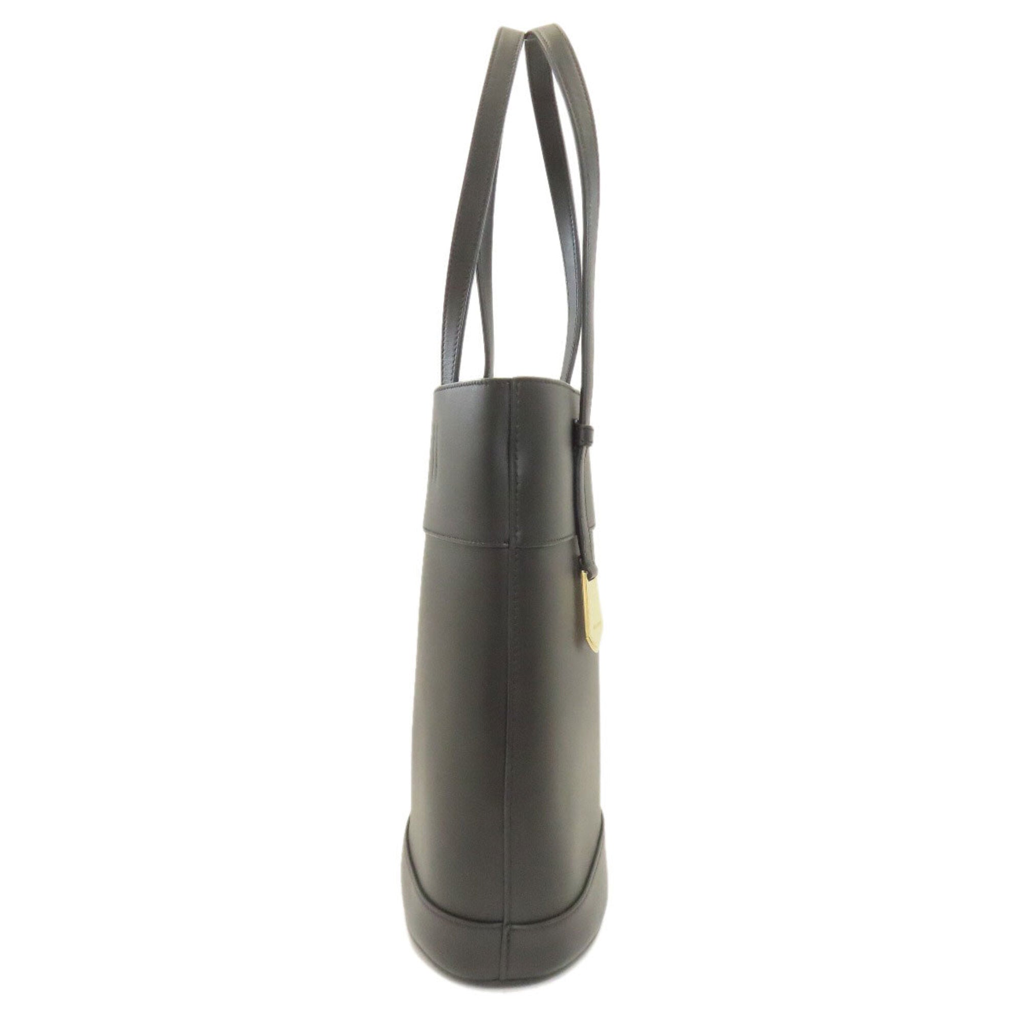 Salvatore Ferragamo Black Leather Tote Bag (Pre-Owned)