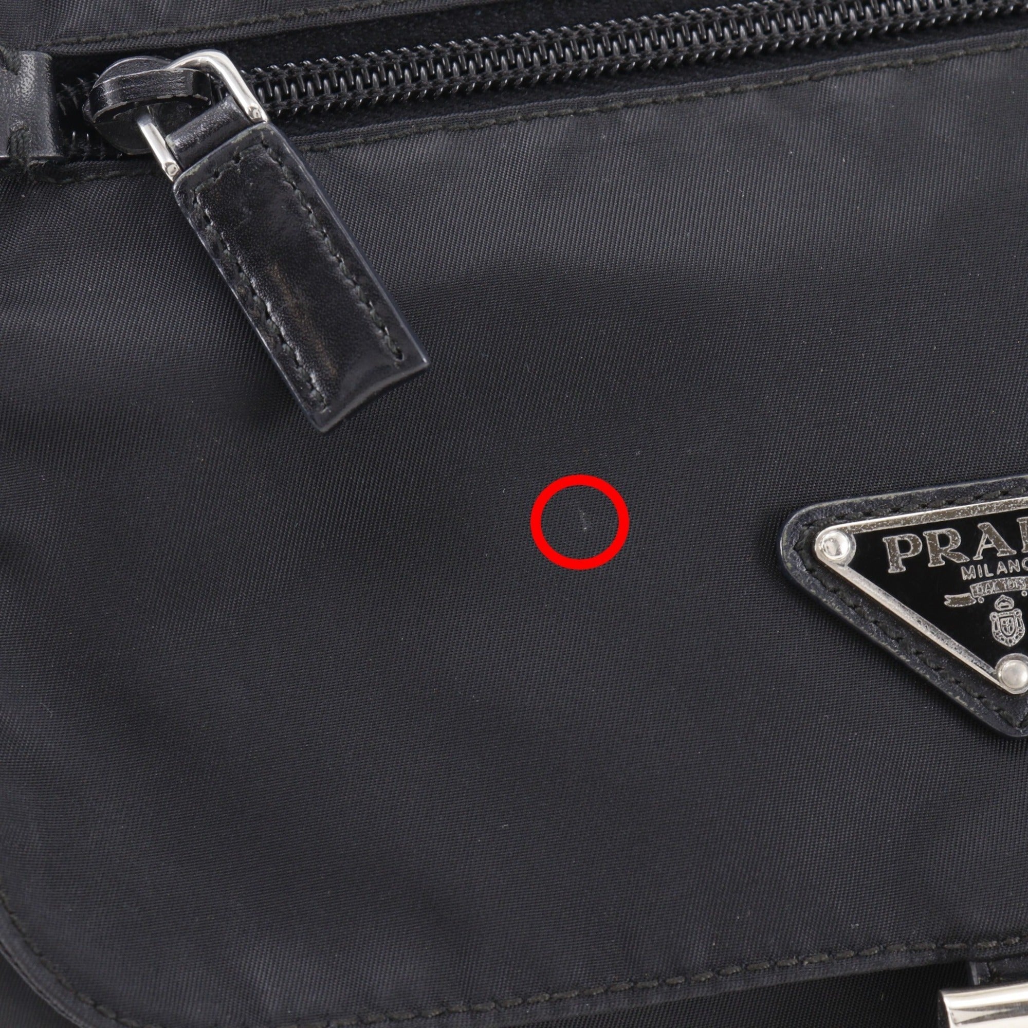 Prada Black Nylon Shoulder Bag (Pre-Owned)