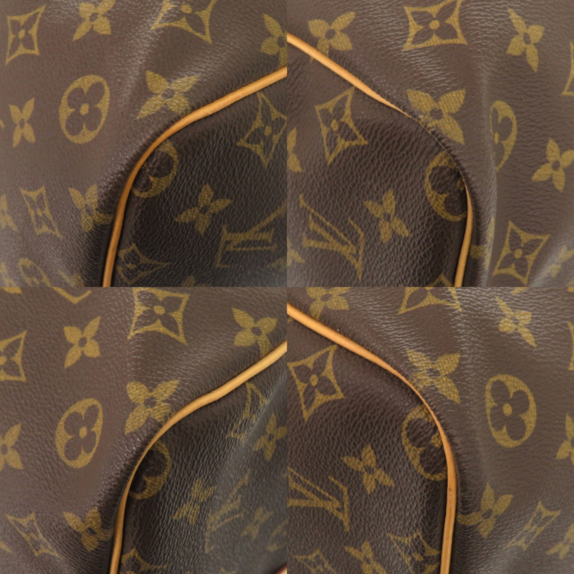 Louis Vuitton Brown Monogram Canvas Boston Bag (Pre-Owned)