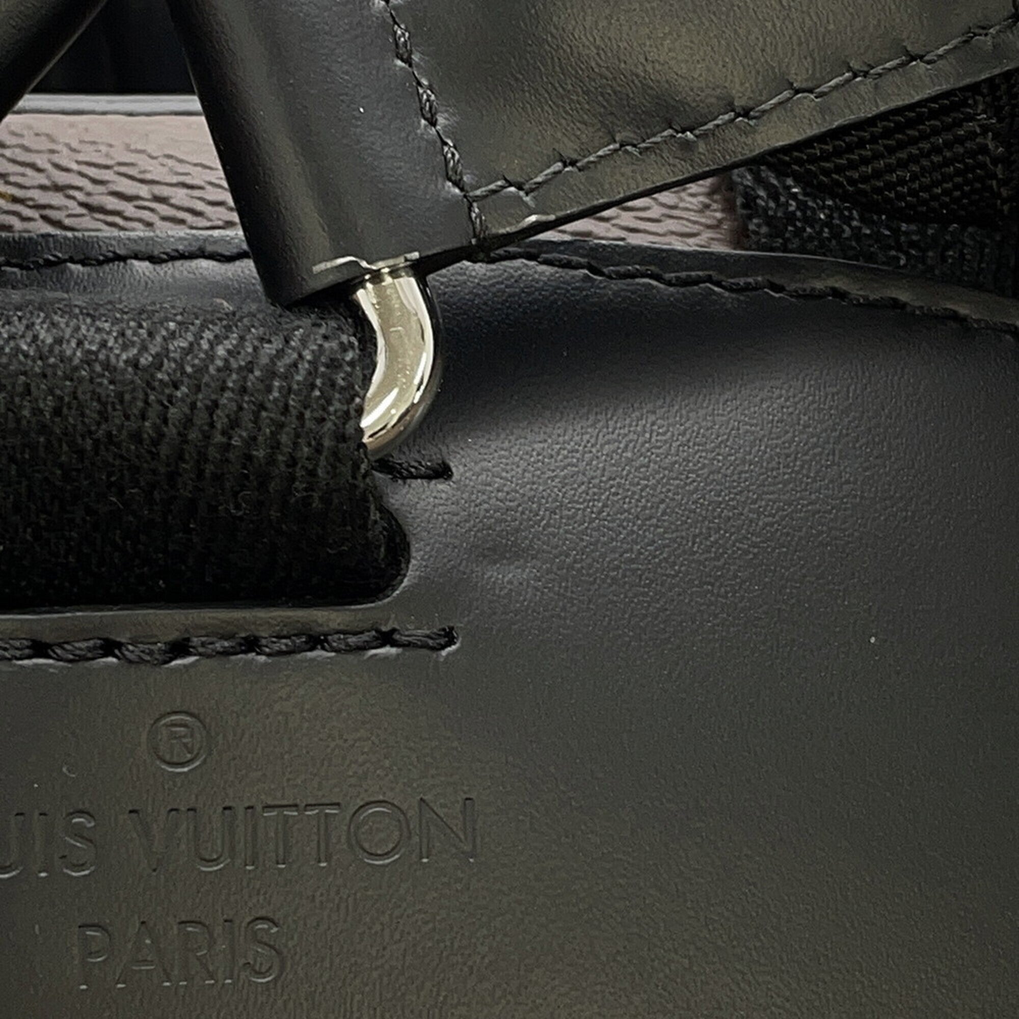 Louis Vuitton Black Bordeaux Monogram Macassar Noir Monogram Handbag (Pre-Owned)