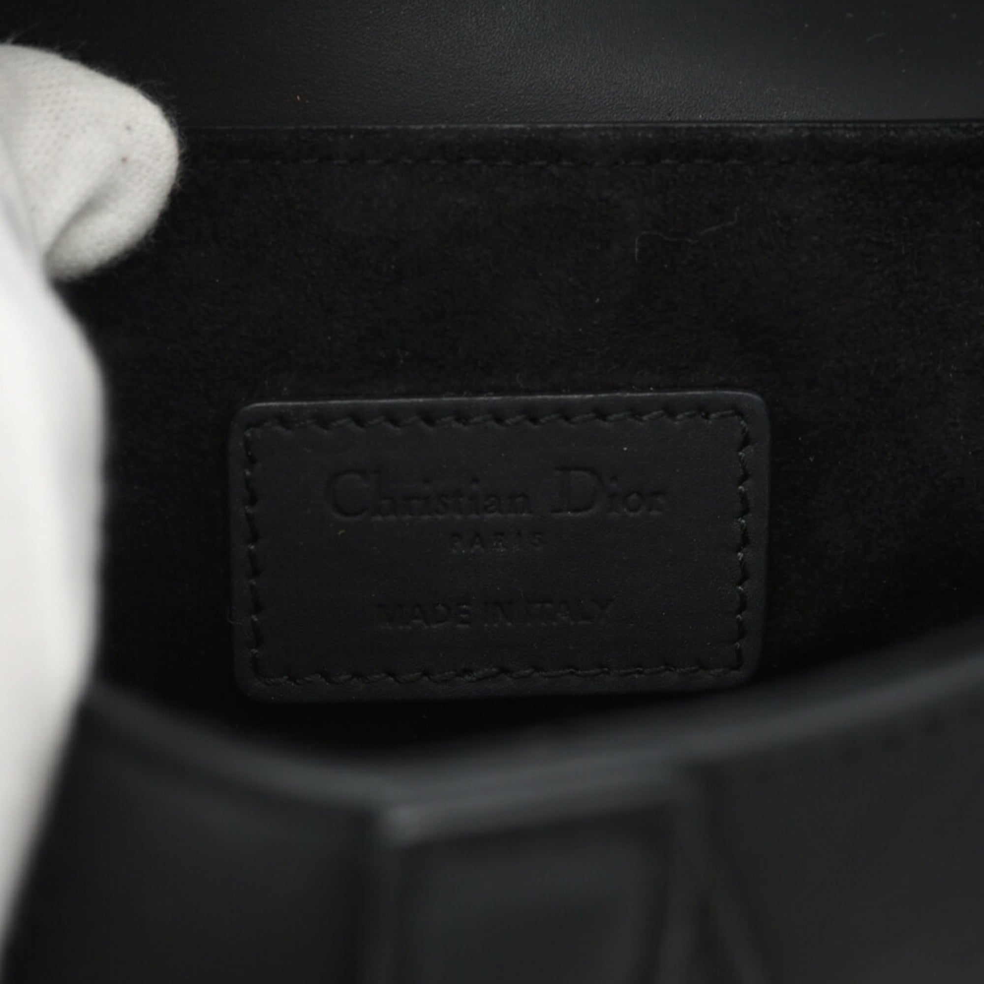 Christian Dior Black Leather Handbag (Pre-Owned)