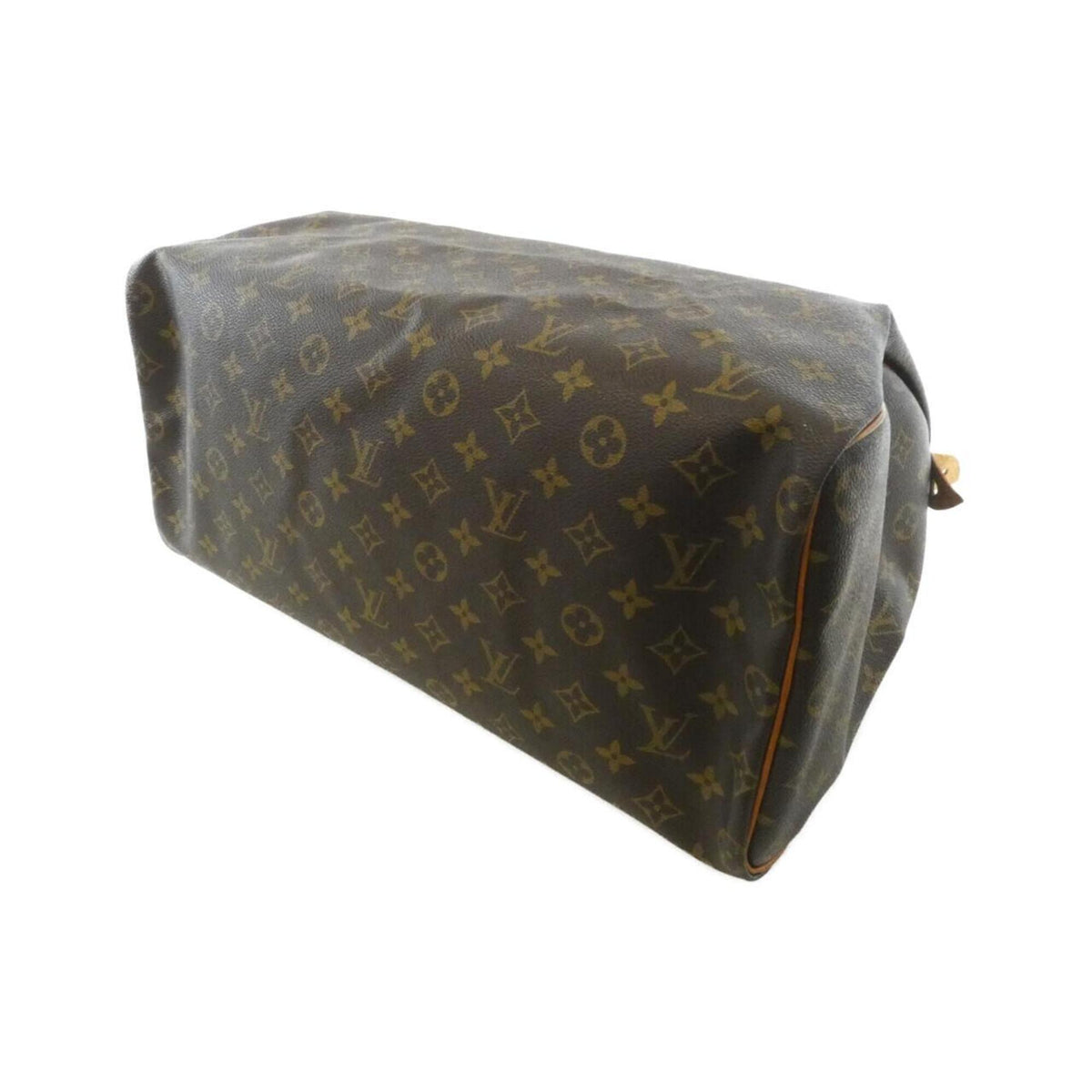 Louis Vuitton Monogram Marron Coated Canvas Boston Bag (Pre-Owned)
