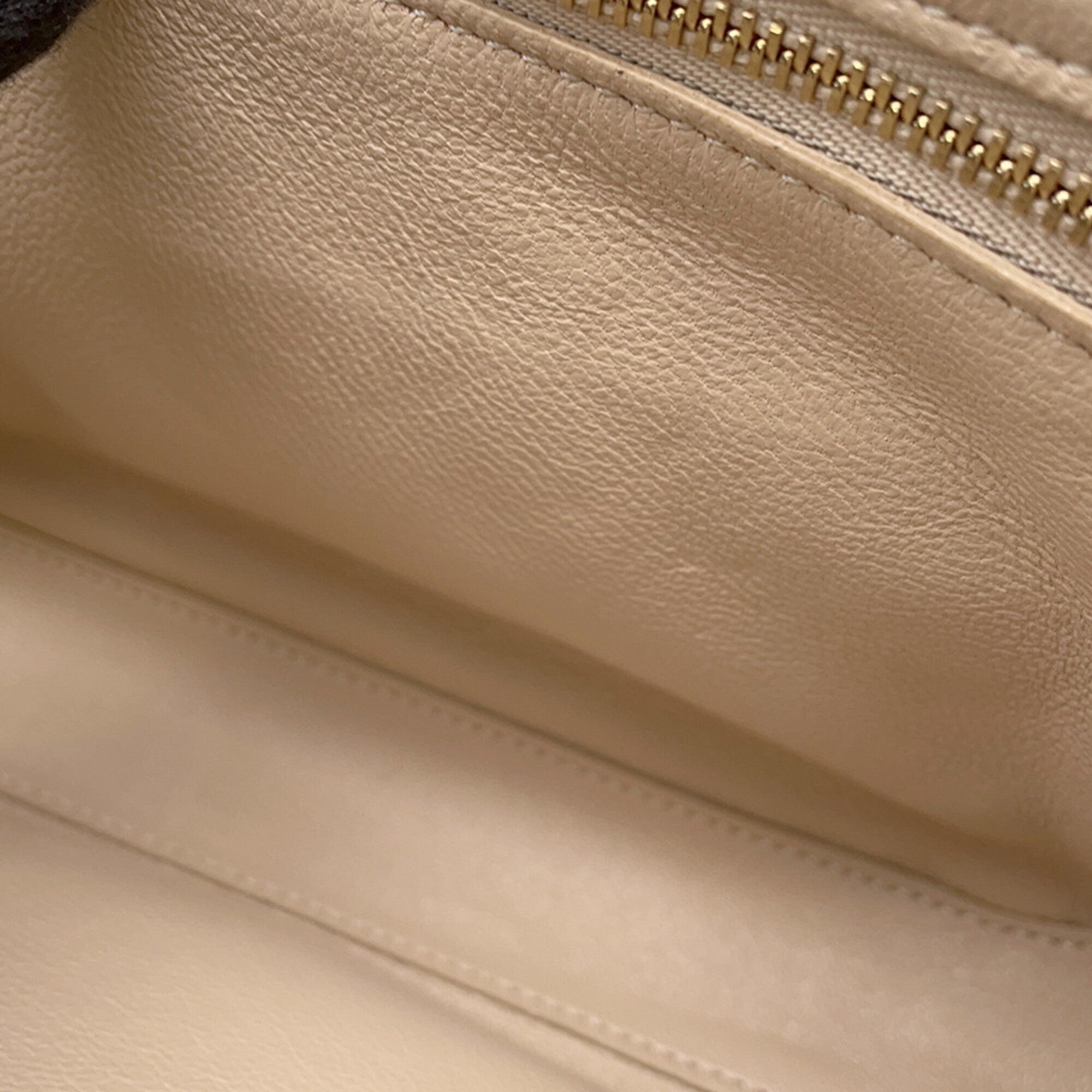 Celine Beige Leather Handbag Shoulder Bag (Pre-Owned)