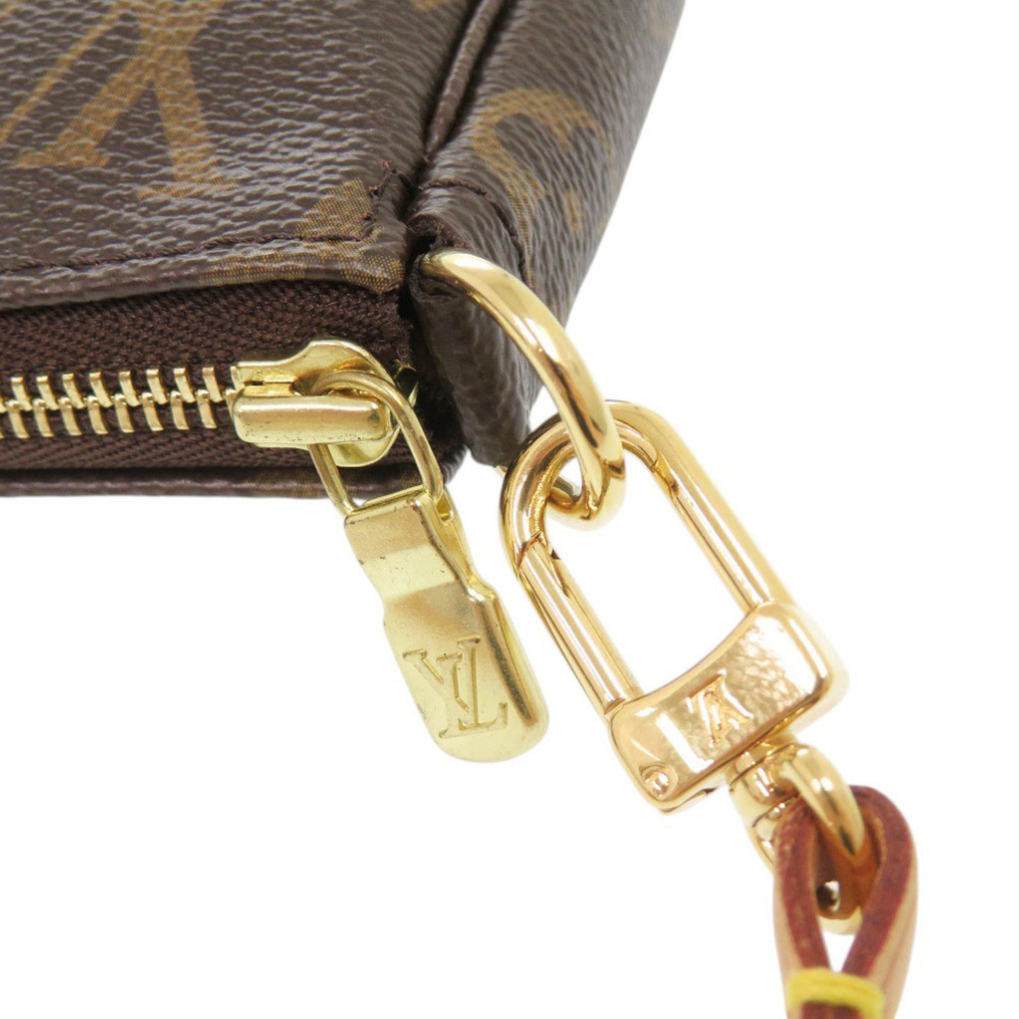 Louis Vuitton Brown Monogram Monogram Handbag Pochette Pouch (Pre-Owned)