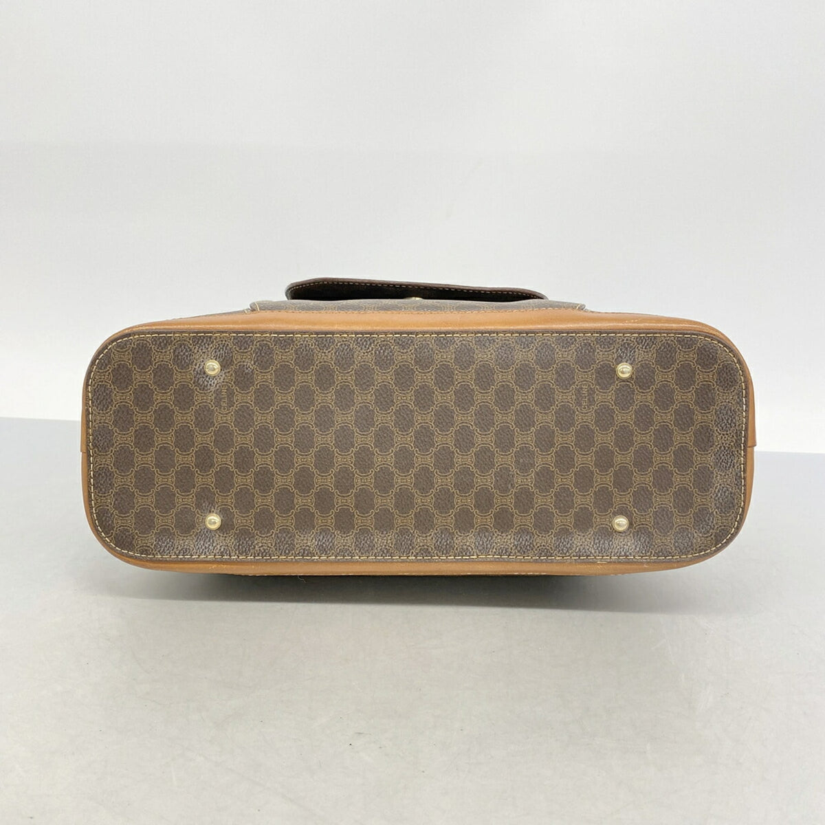 Celine Brown Pvc Handbag (Pre-Owned)