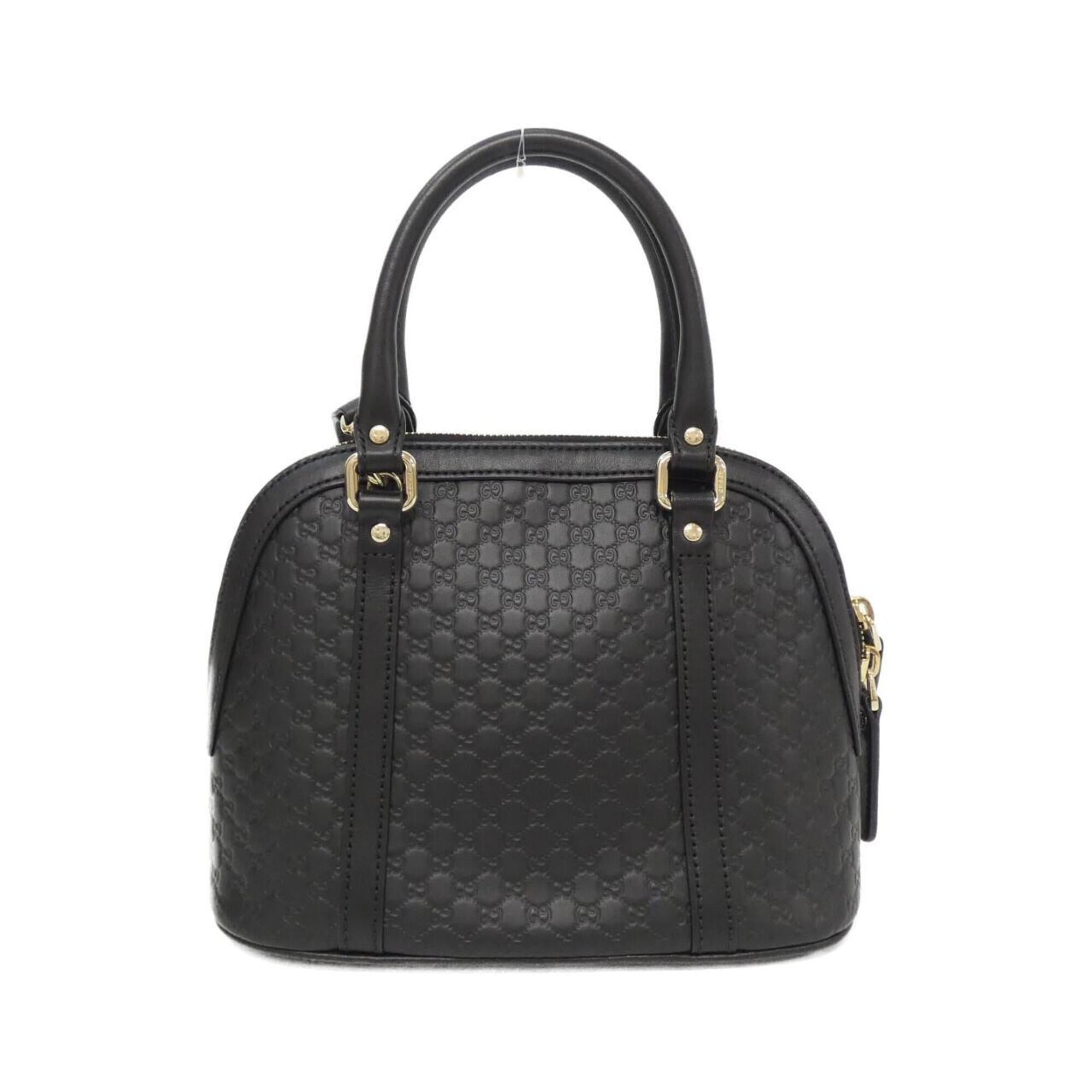 Gucci Black Leather Handbag (Pre-Owned)