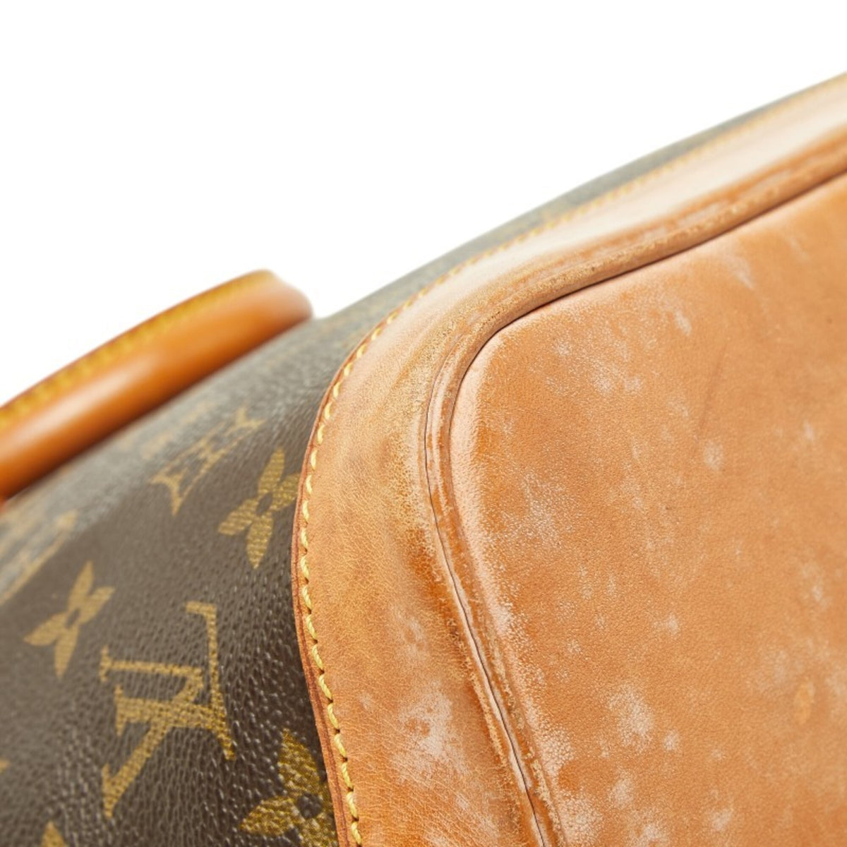 Louis Vuitton Brown Pvc Leather Handbag (Pre-Owned)