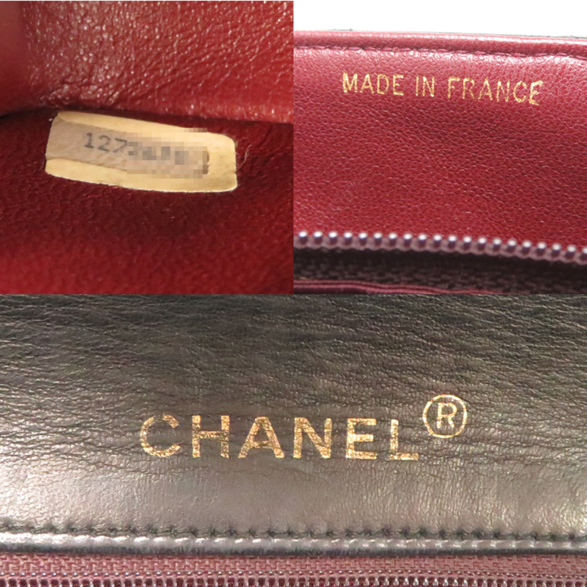 Chanel Black Leather Shoulder Bag (Pre-Owned)