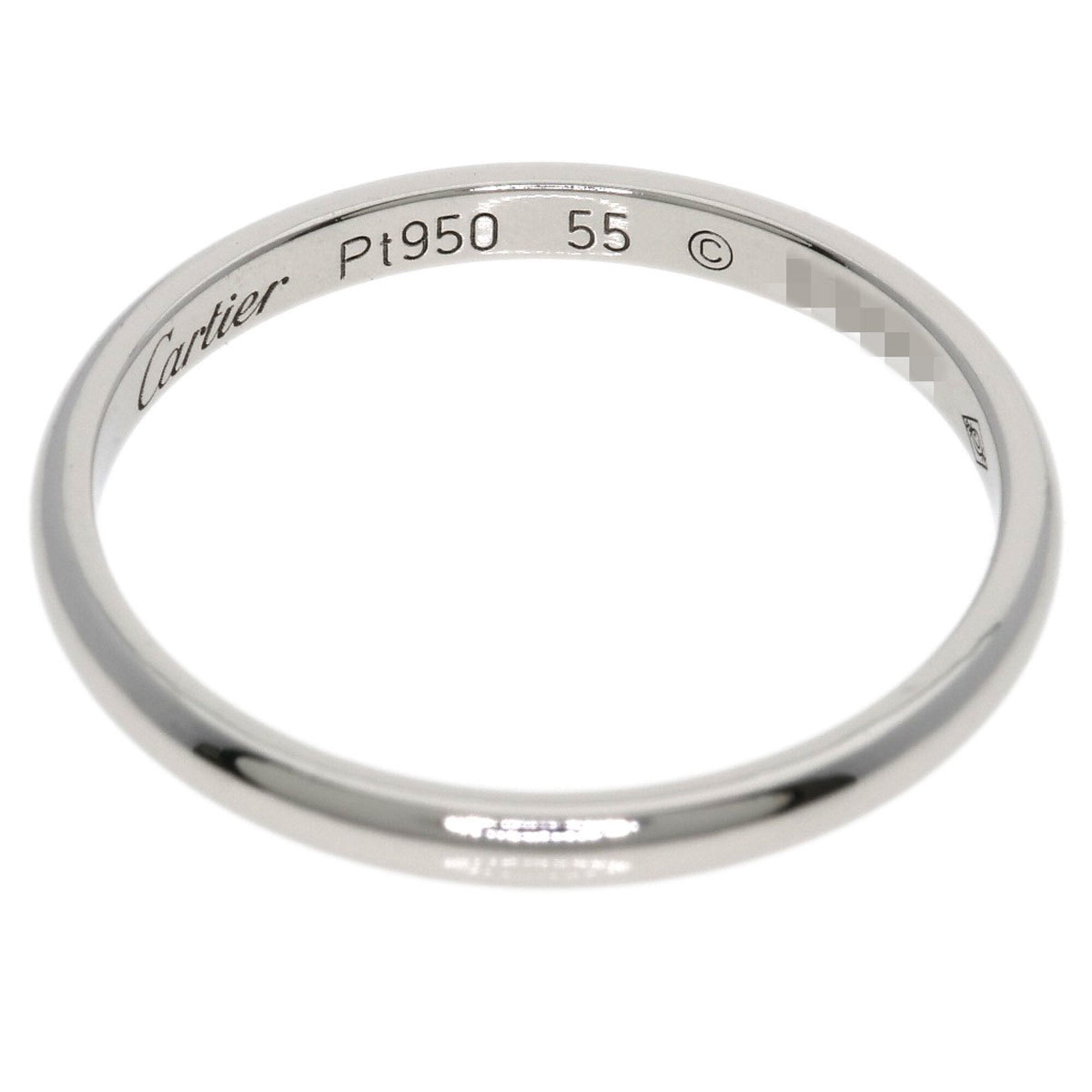 Cartier Platinum 950 Band Ring (Pre-Owned)