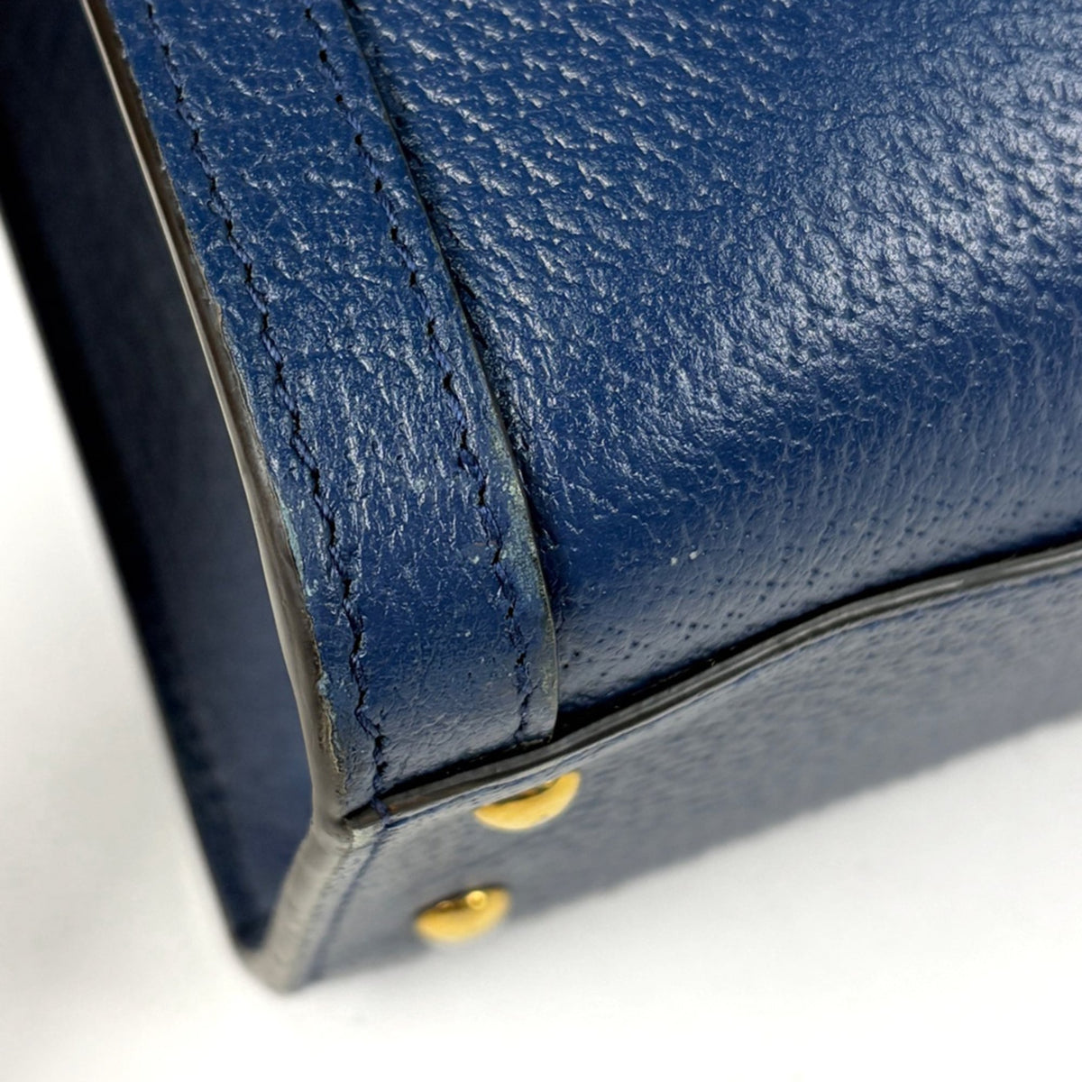Gucci Blue Leather Handbag (Pre-Owned)