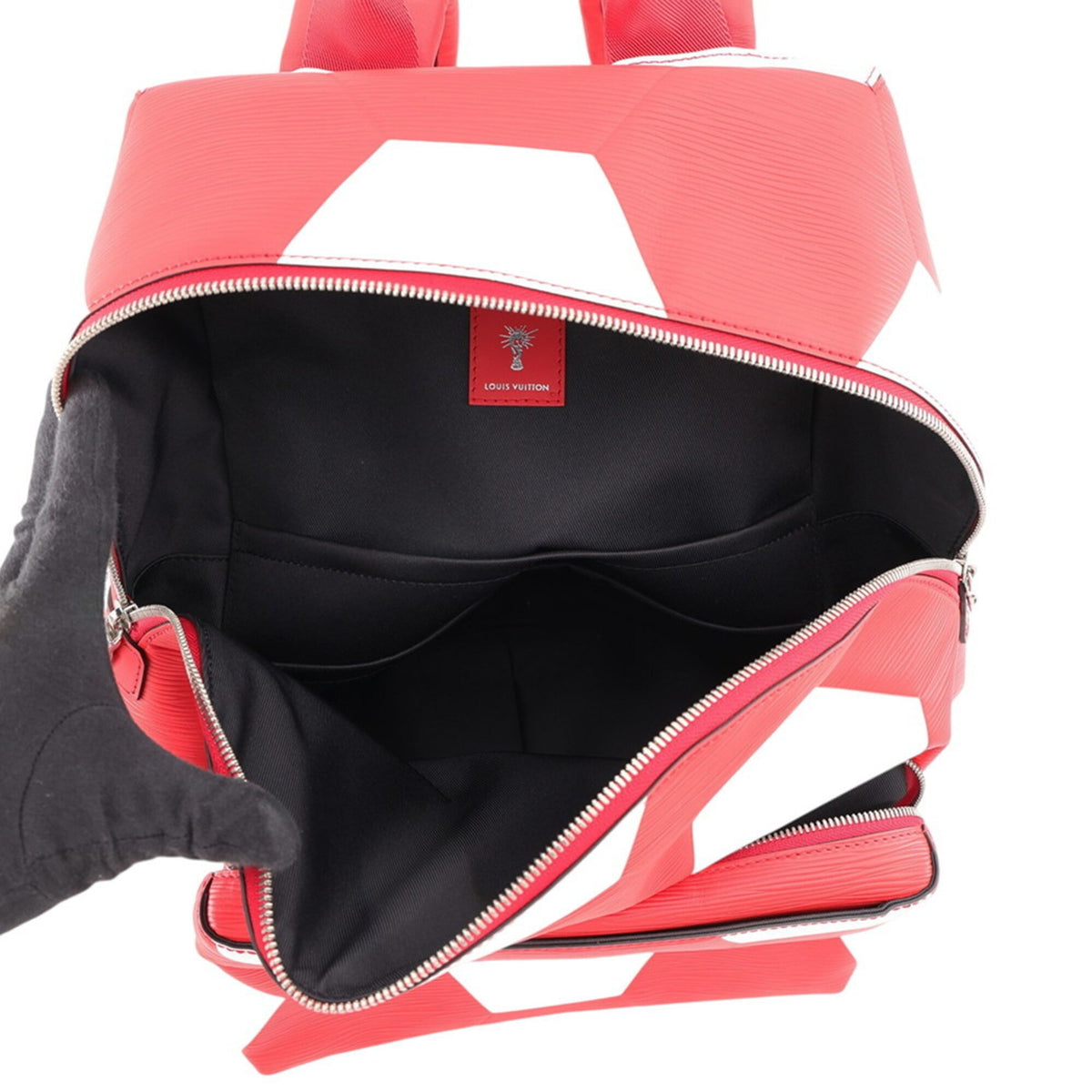 Louis Vuitton Epi Rouge Epi Leather Backpack Handbag (Pre-Owned)