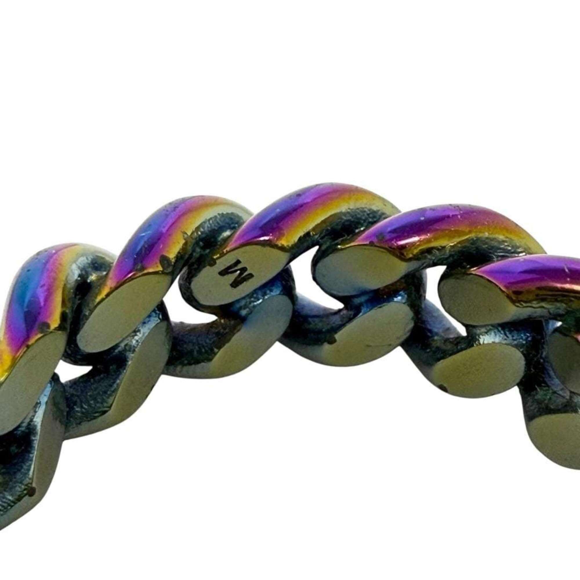 Christian Dior Multi-Color Metal Band Ring (Pre-Owned)