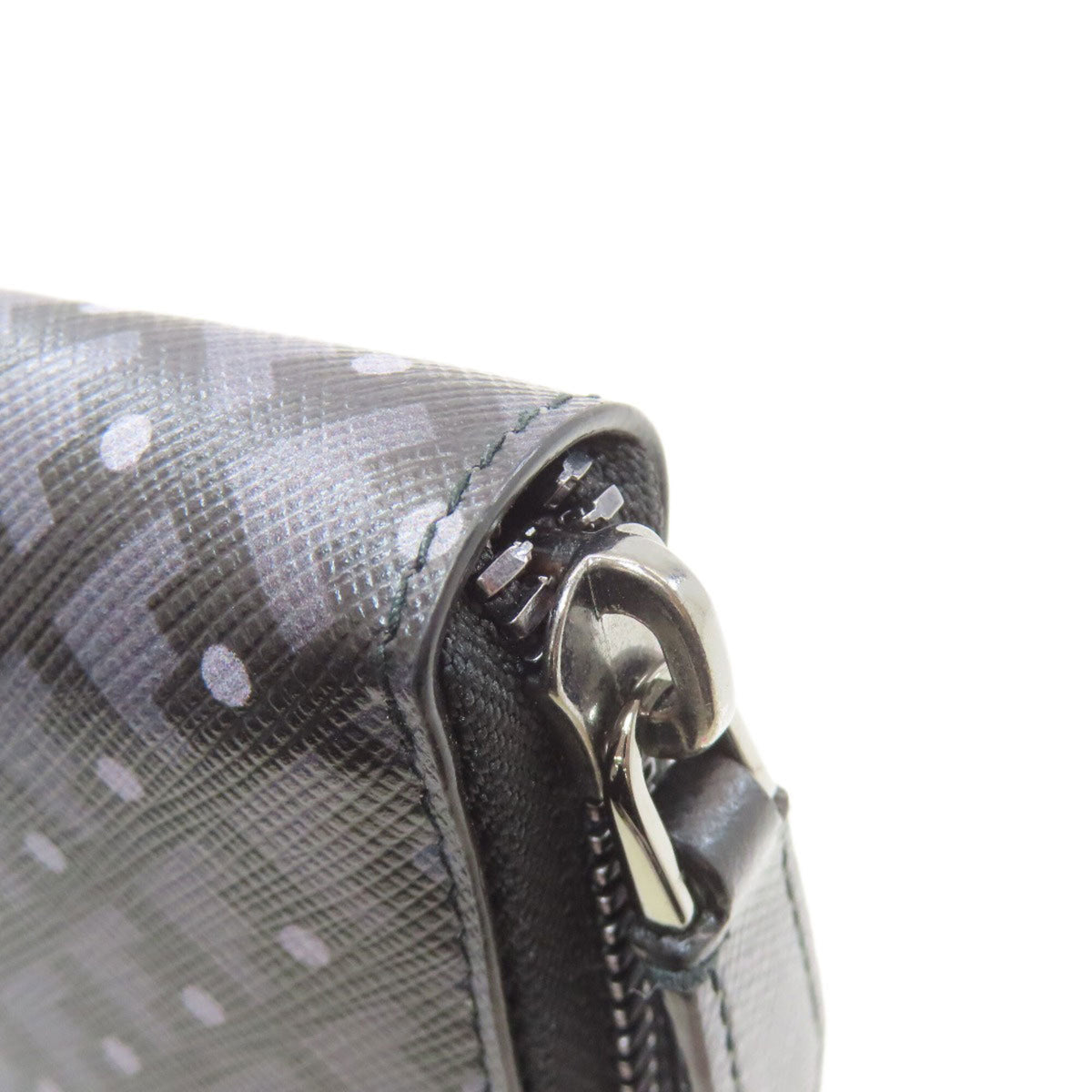 Bally Gray Pvc Long Wallet (Bi-Fold) (Pre-Owned)