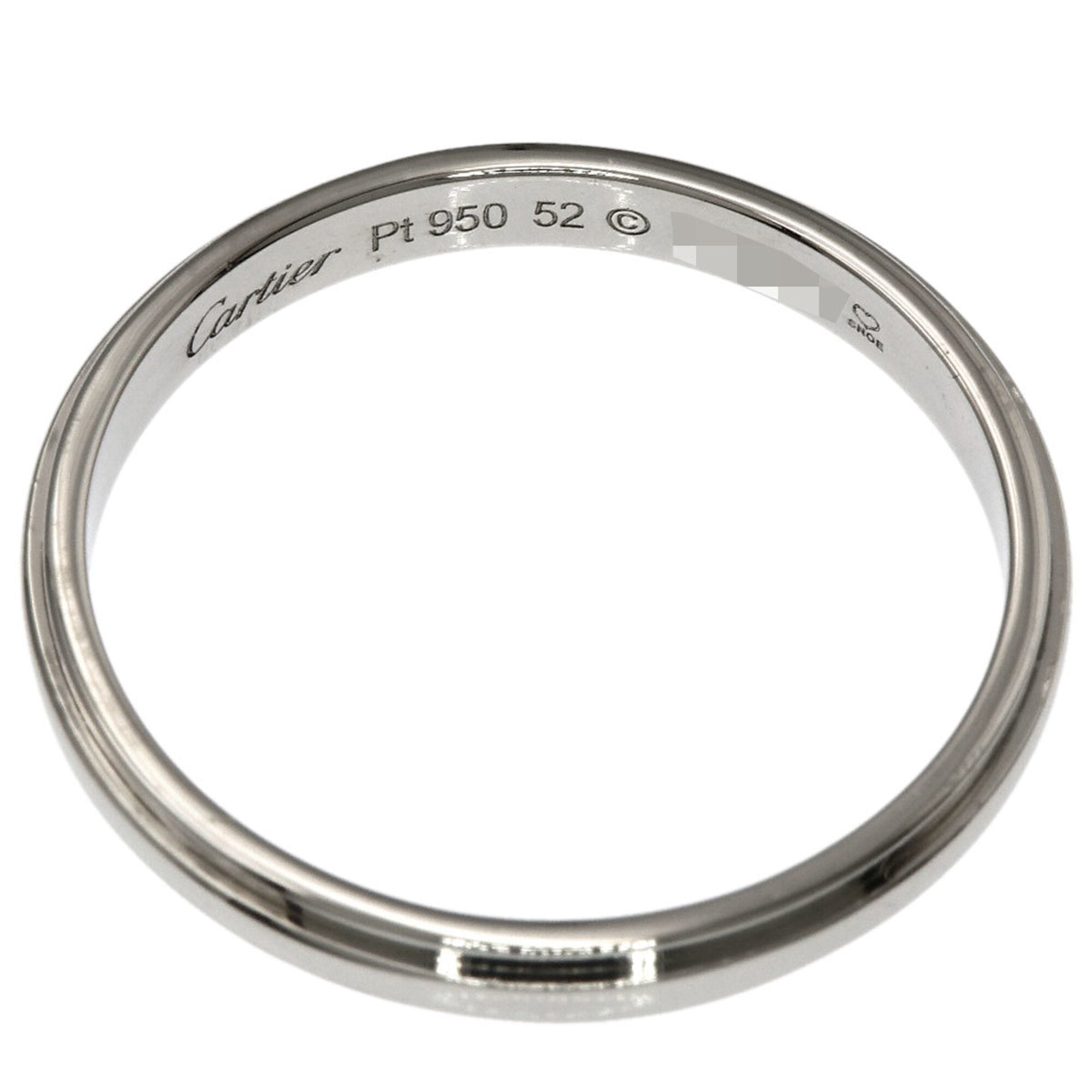 Cartier Platinum 950 Band Ring (Pre-Owned)