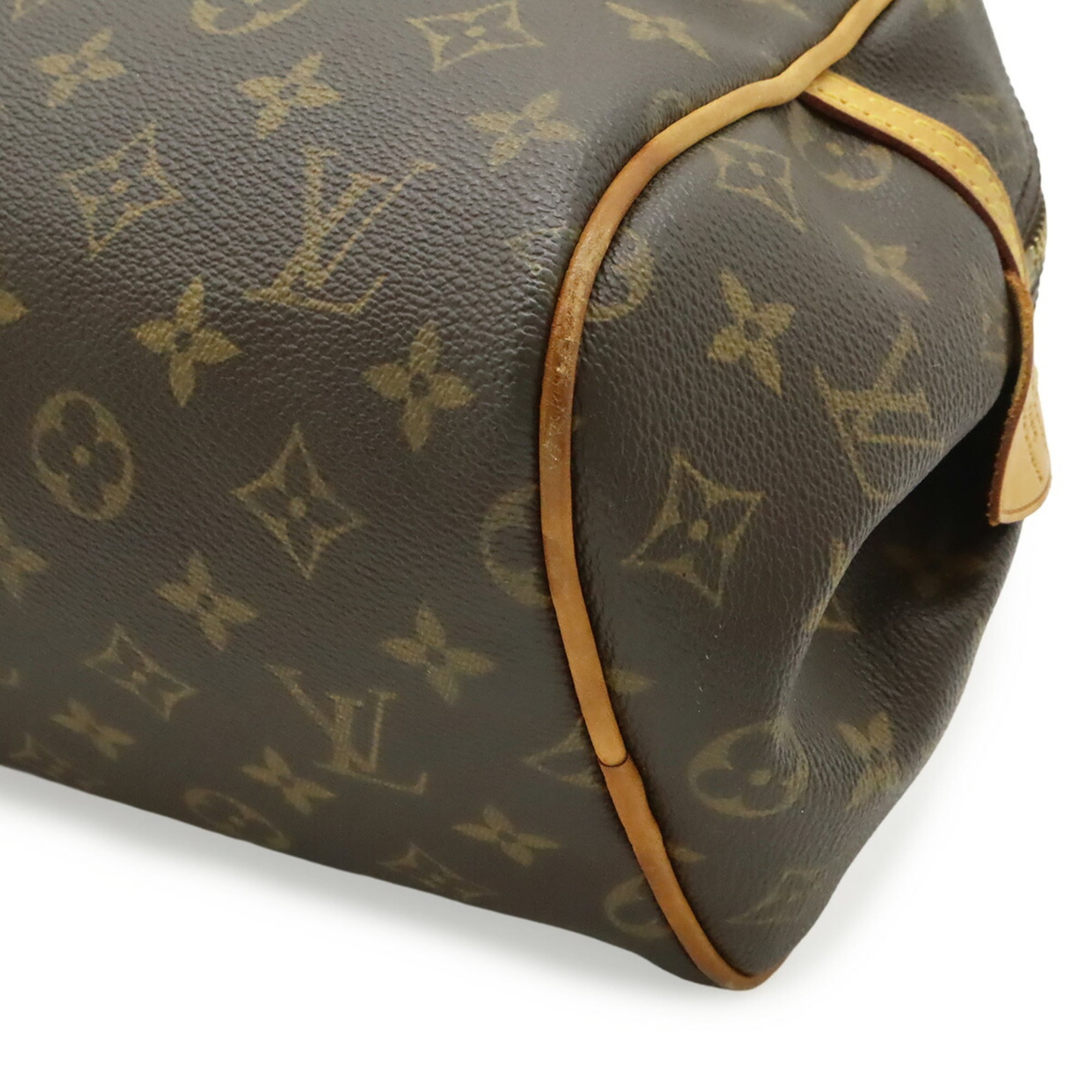 Louis Vuitton Brown Monogram Canvas Pvc Coated Canvas Handbag Shoulder Bag (Pre-Owned)