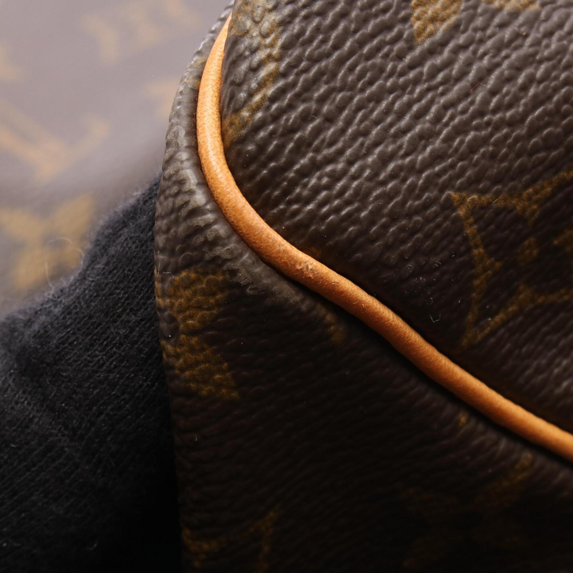 Louis Vuitton Brown Monogram Boston Bag Handbag (Pre-Owned)
