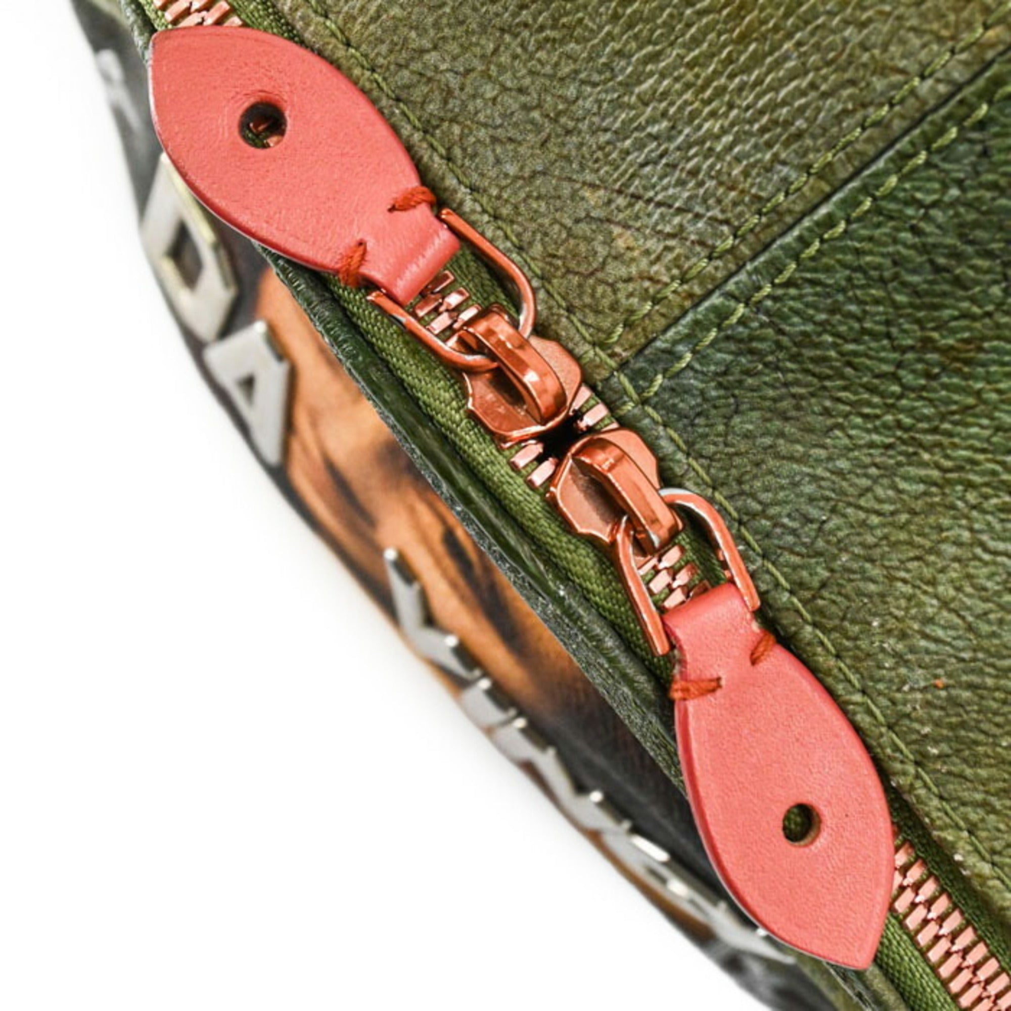 Louis Vuitton Green Pink Pvc Backpack (Pre-Owned)
