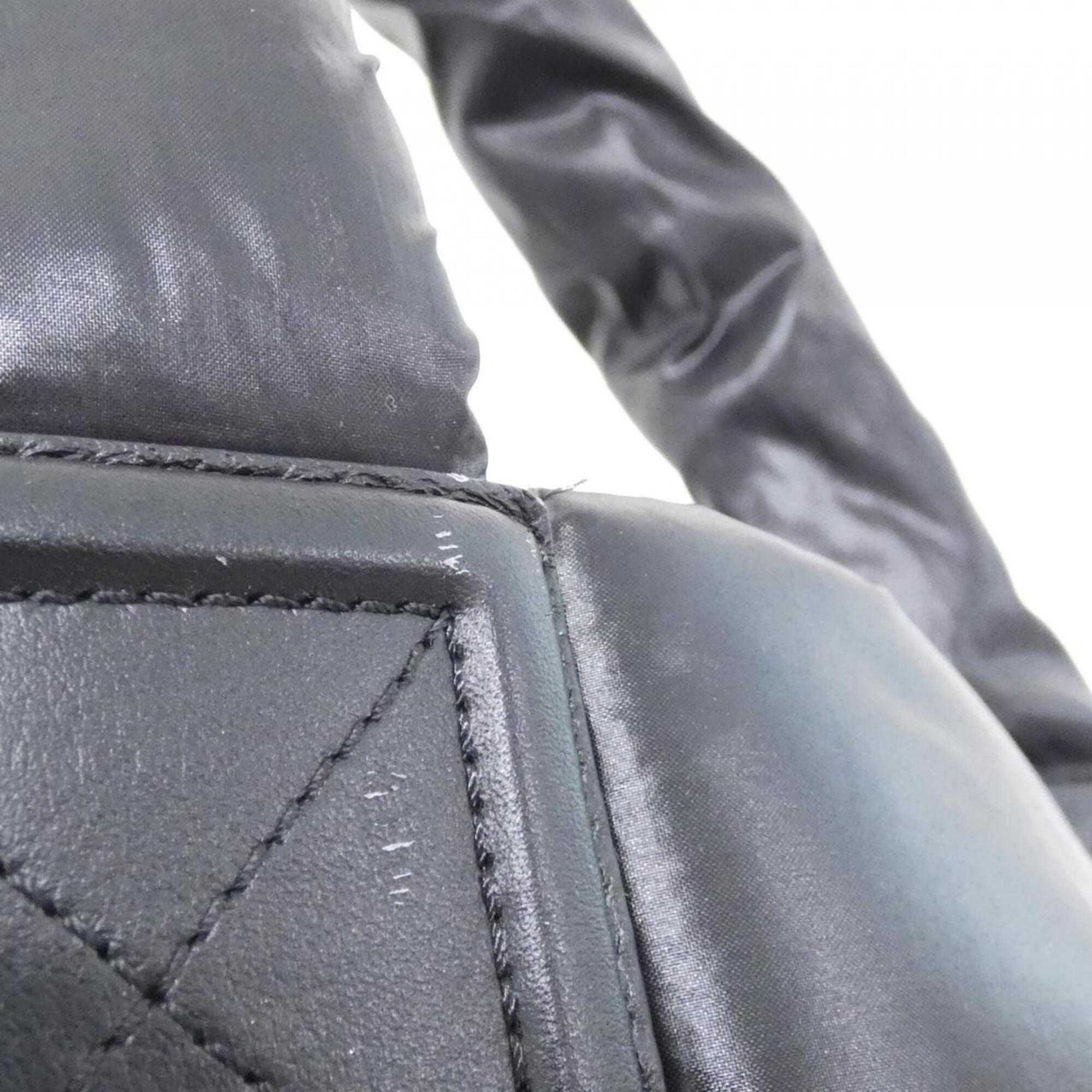 Chanel Black Nylon Handbag (Pre-Owned)