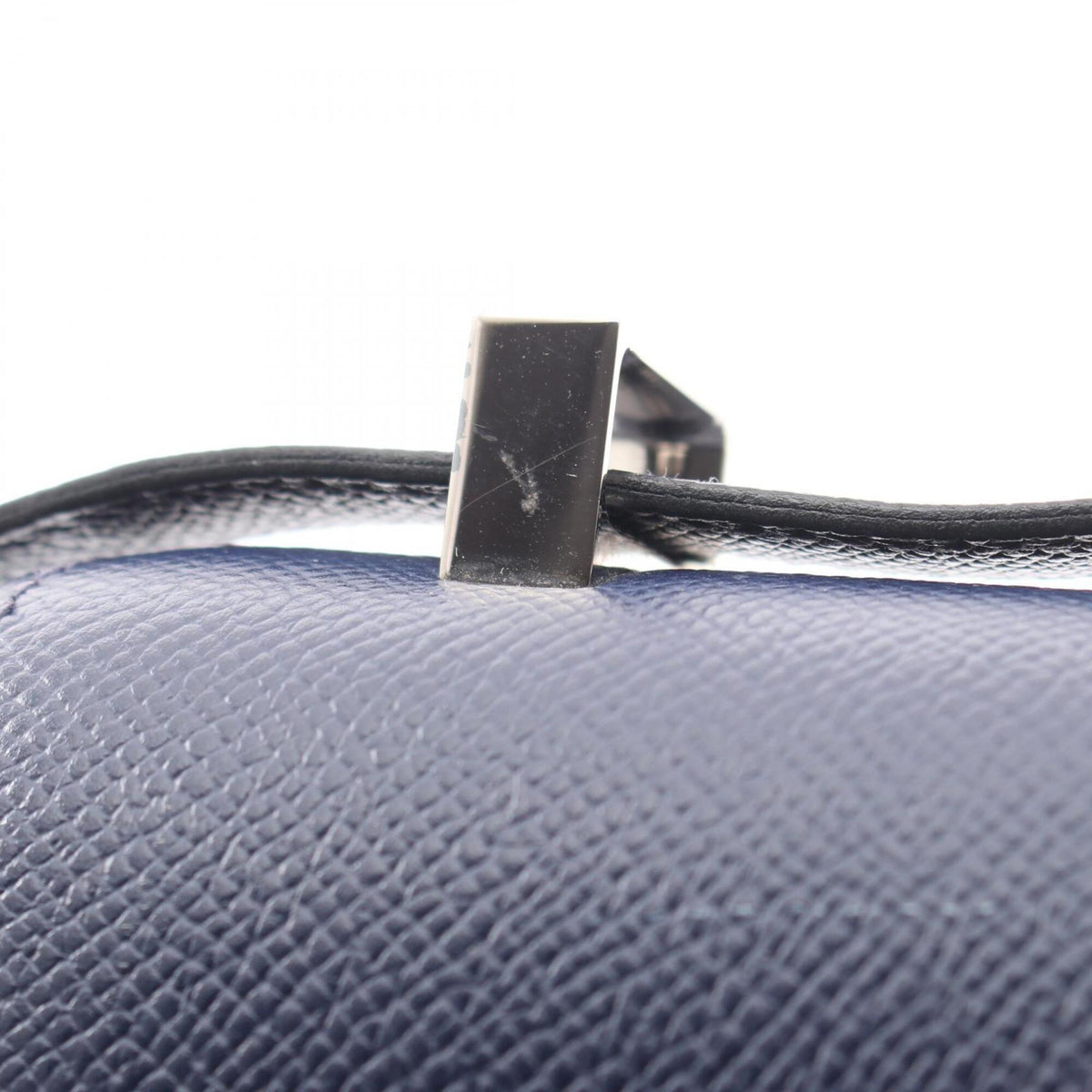 Hermes Bleu Saphir Navy Epsom Leather Handbag Shoulder Bag (Pre-Owned)
