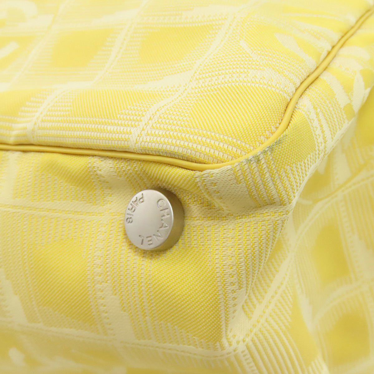 Chanel Yellow Nylon Tote Bag (Pre-Owned)