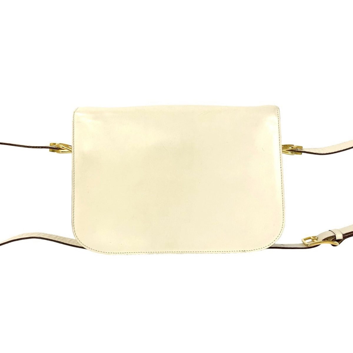Celine White Leather Shoulder Bag (Pre-Owned)