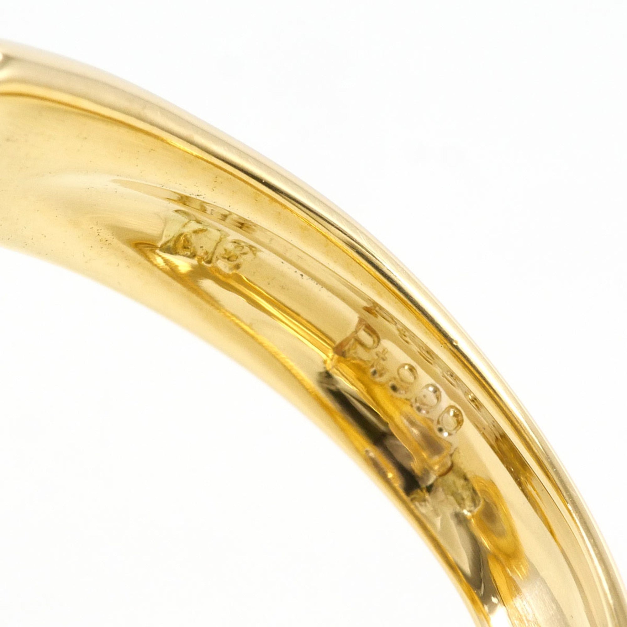 Unbranded Platinum Yellow Gold Yellow Gold (18K) Platinum 900 Band Ring (Pre-Owned)