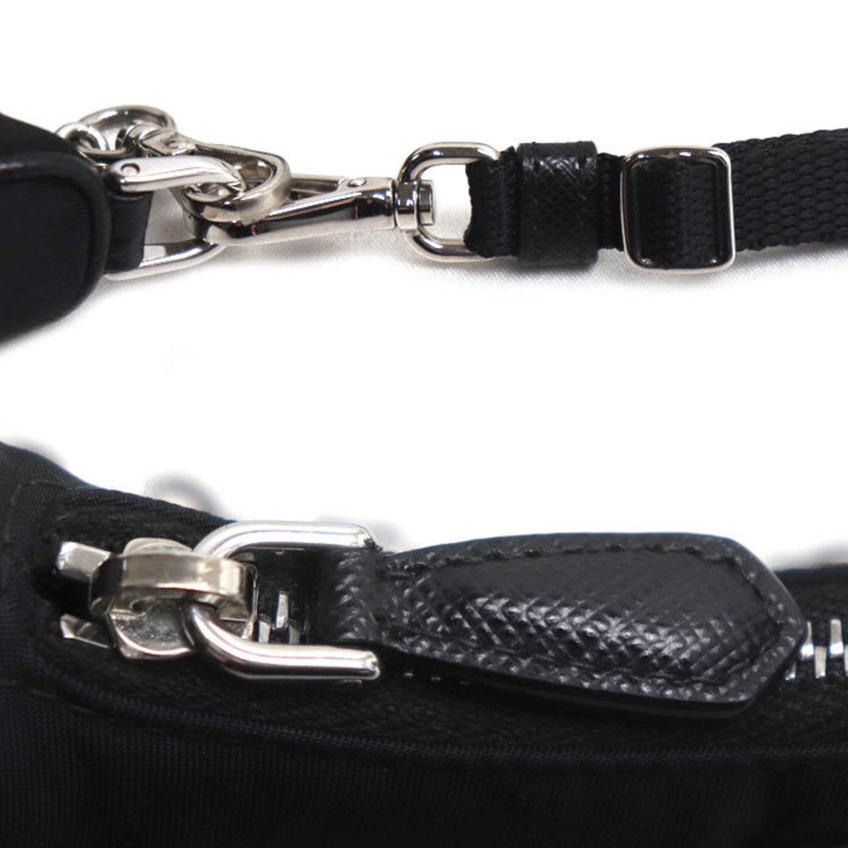 Prada Black Nylon Shoulder Bag (Pre-Owned)